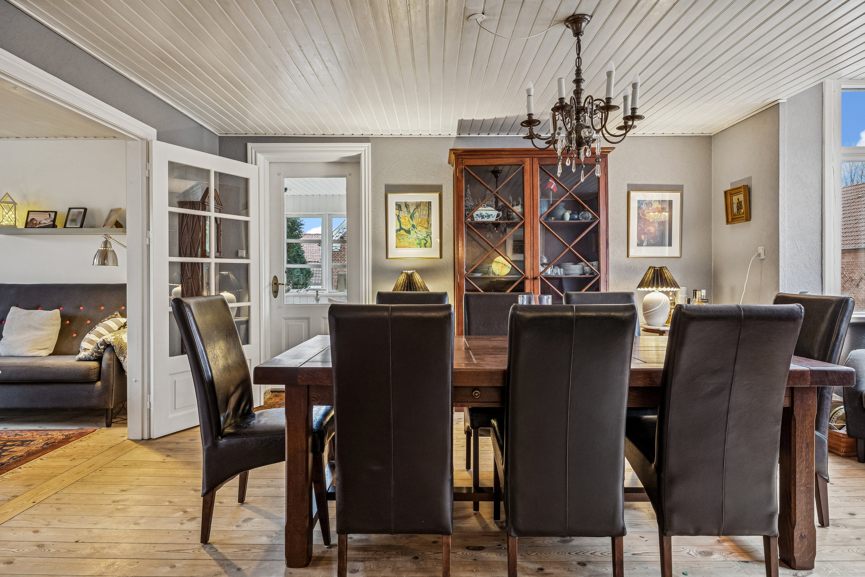 Fremhævet spisestue billede i fuldskærmstilstand. Billede af Nørre Langgade 17, 8840 Rødkærsbro