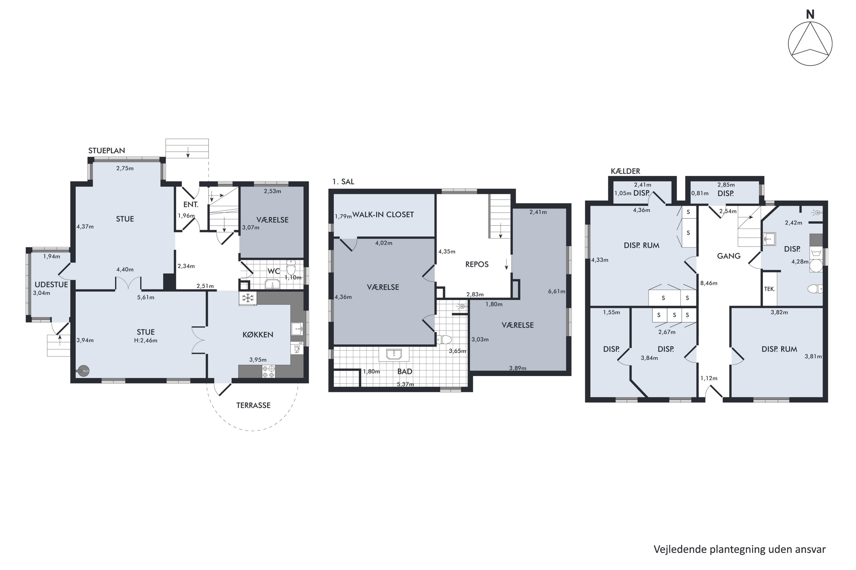 Plantegninger billede af Nørre Langgade 17, 8840 Rødkærsbro