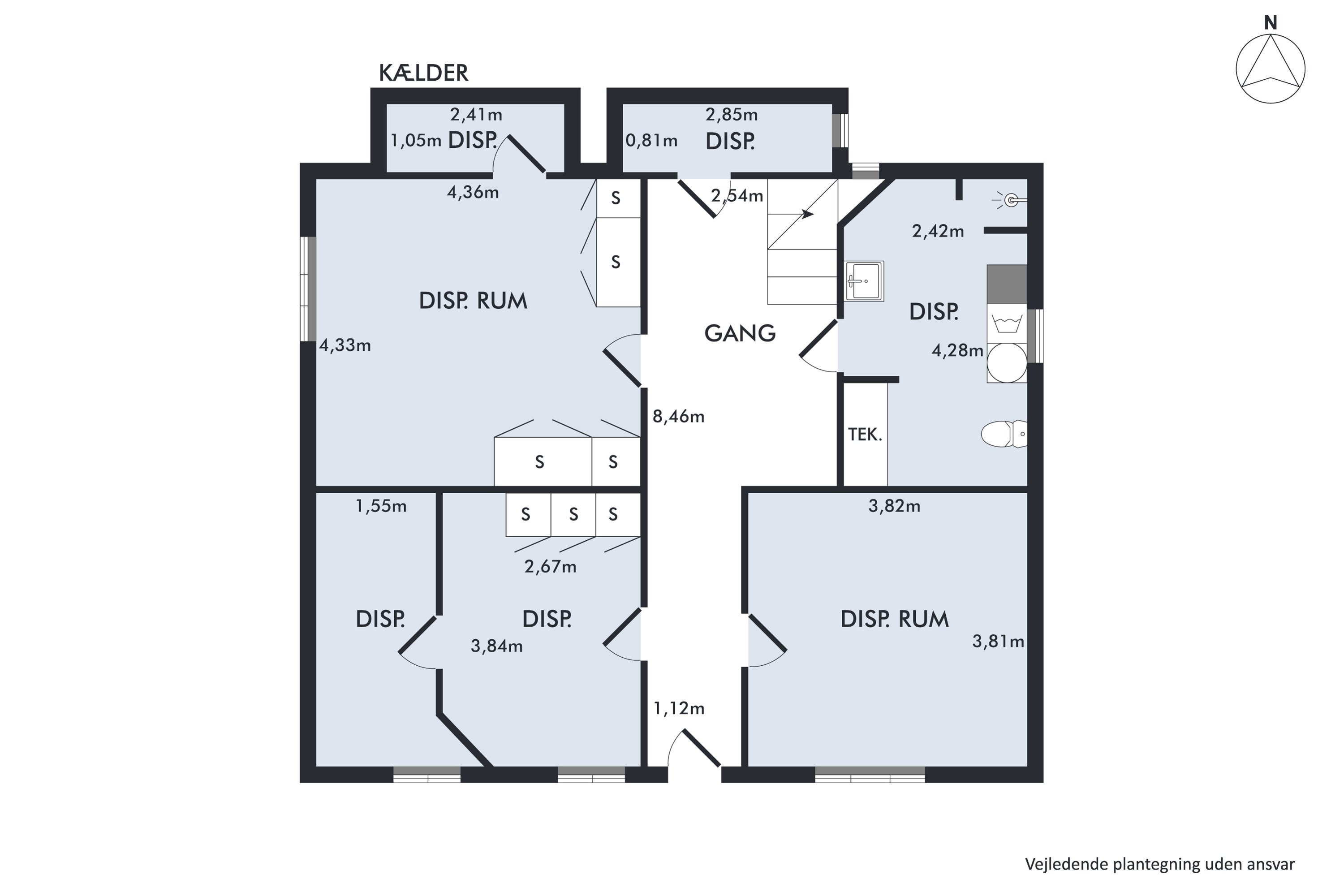 Plantegninger billede af Nørre Langgade 17, 8840 Rødkærsbro