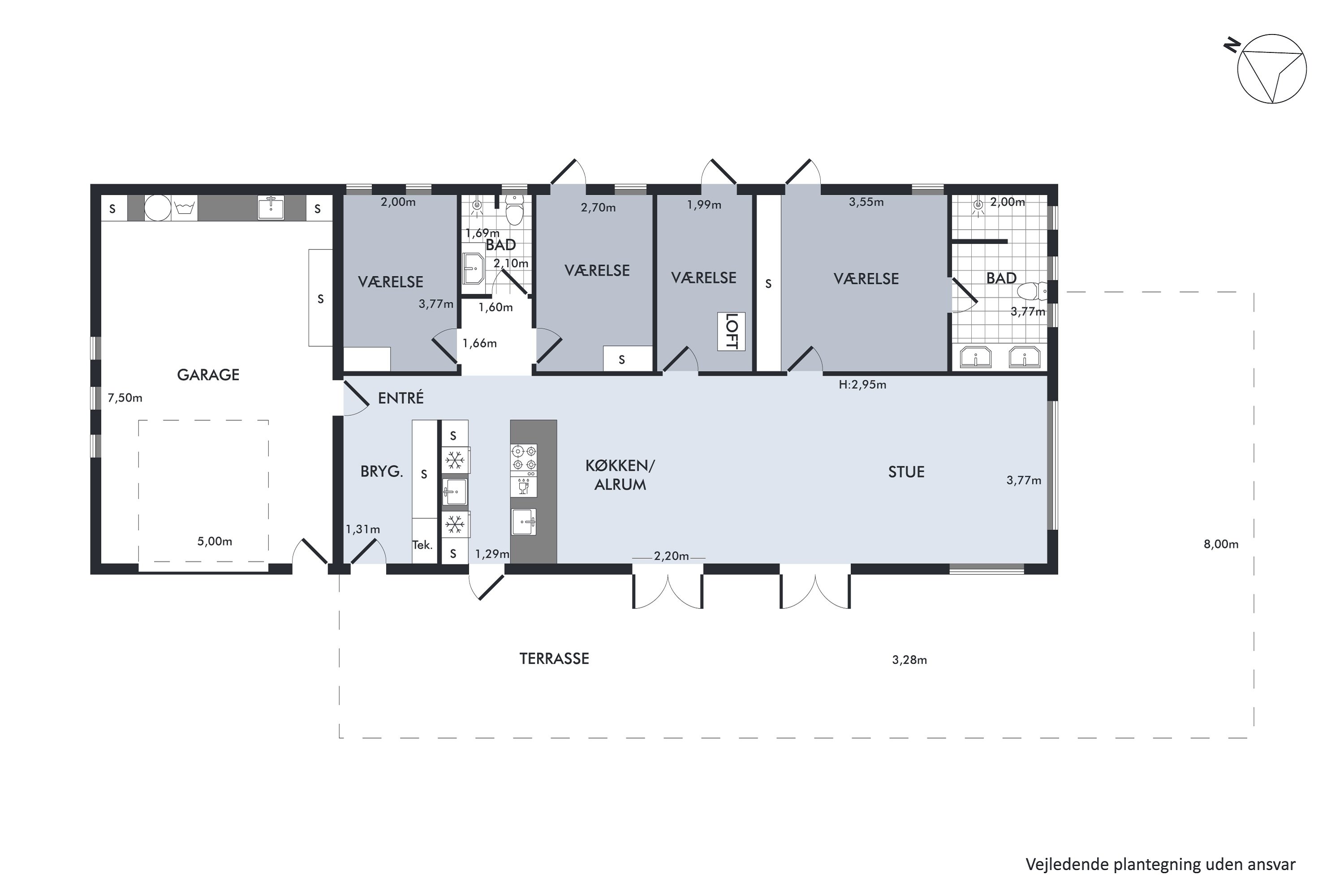 Plantegninger billede af Agerhøj 24, 4660 Store Heddinge