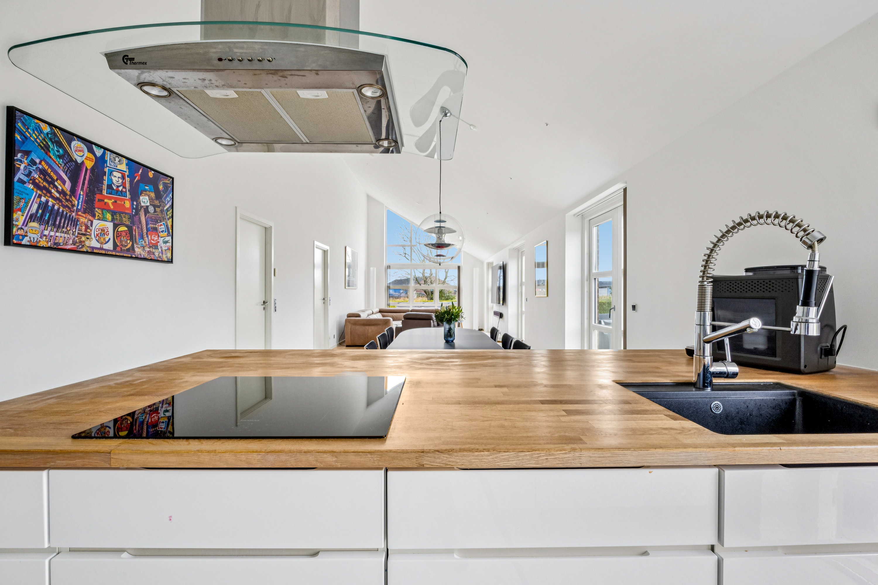 Fremhævet køkken billede i fuldskærmstilstand. Billede af Agerhøj 24, 4660 Store Heddinge