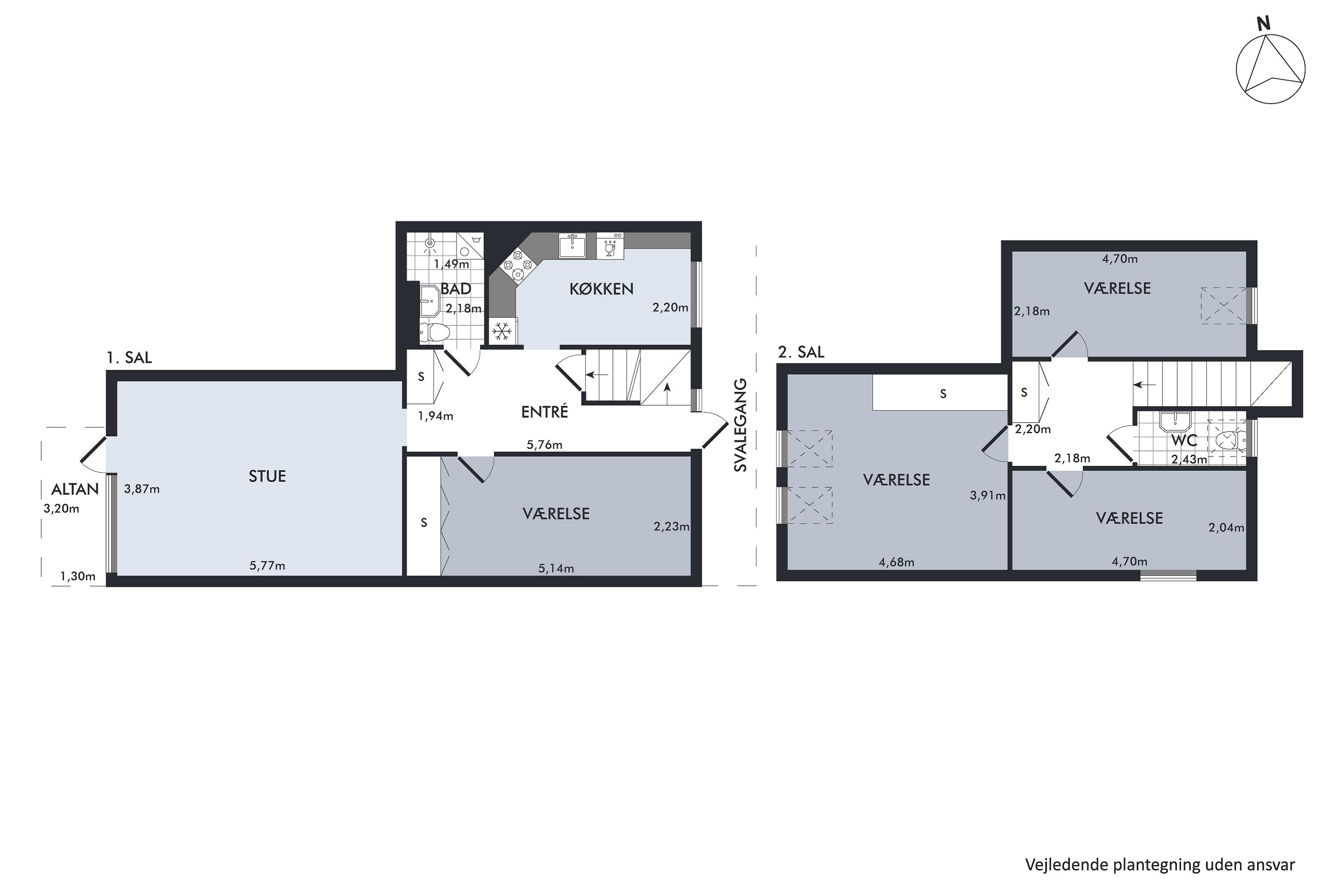 Plantegninger billede af Aldershvilevej 100, 1. m., 2880 Bagsværd