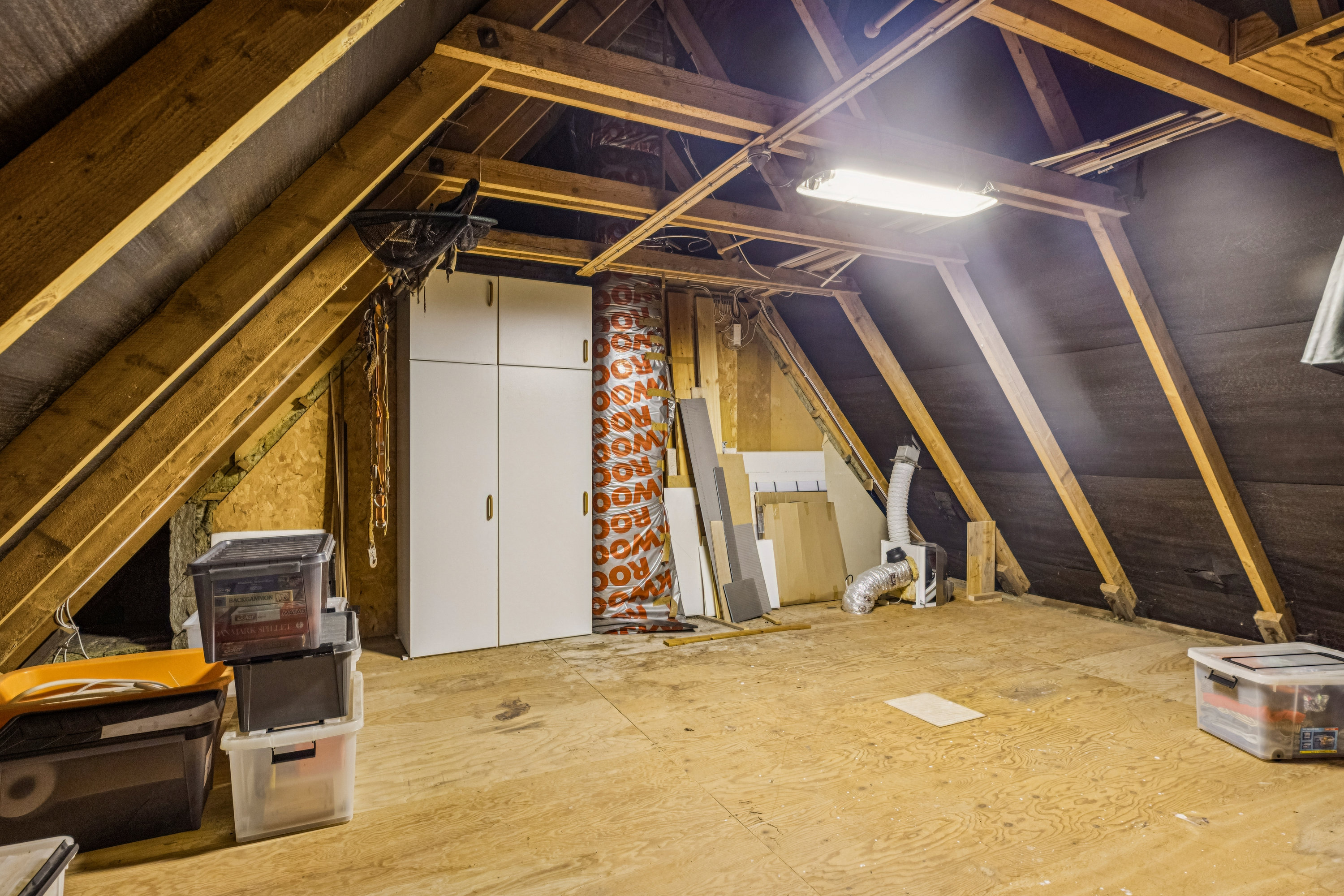 Fremhævet loftrum billede i fuldskærmstilstand. Billede af V Vedsted Byvej 9, Vester Vedsted, 6760 Ribe