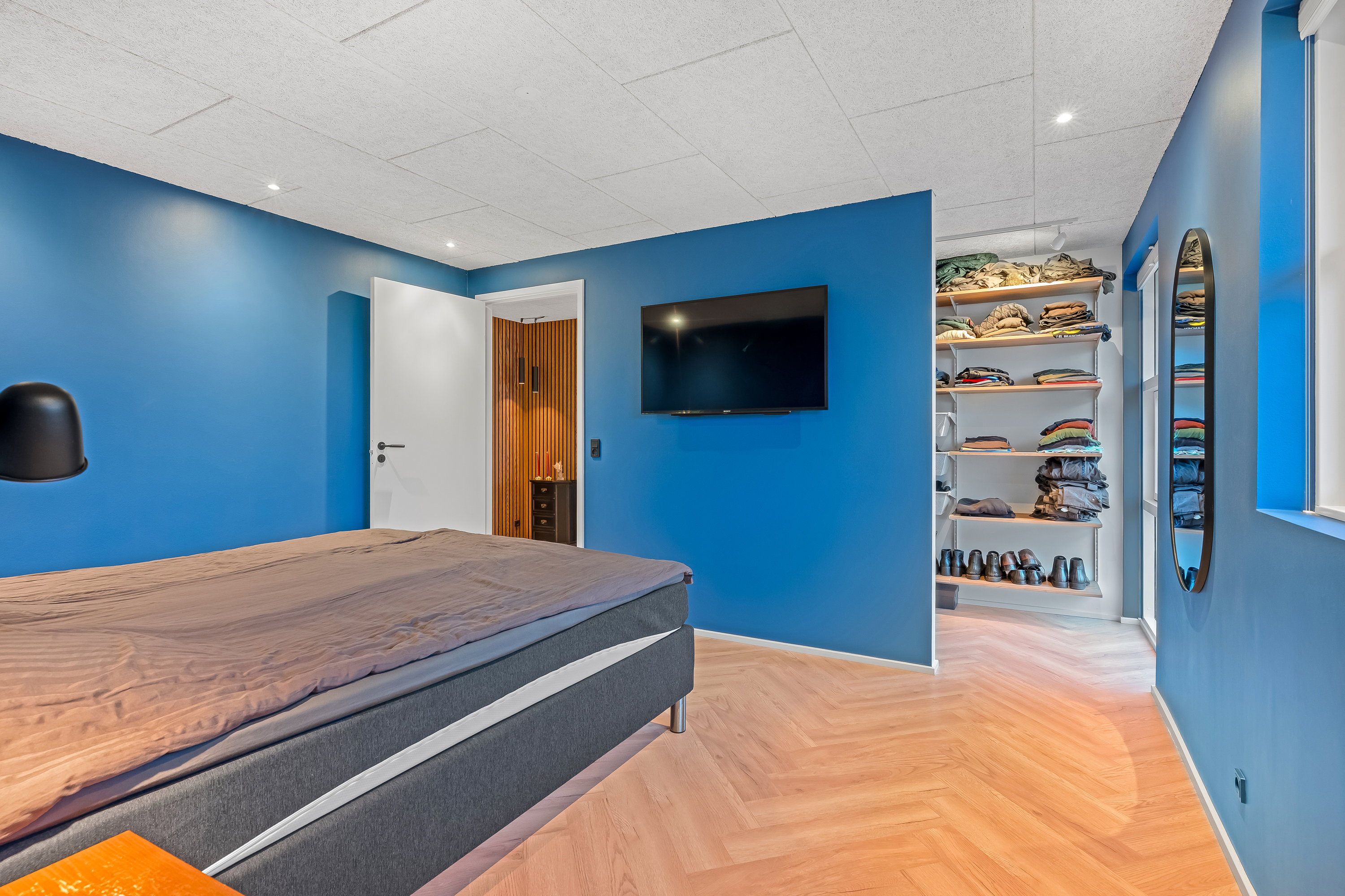 Fremhævet soveværelse billede i fuldskærmstilstand. Billede af Majsvænget 10, 7500 Holstebro