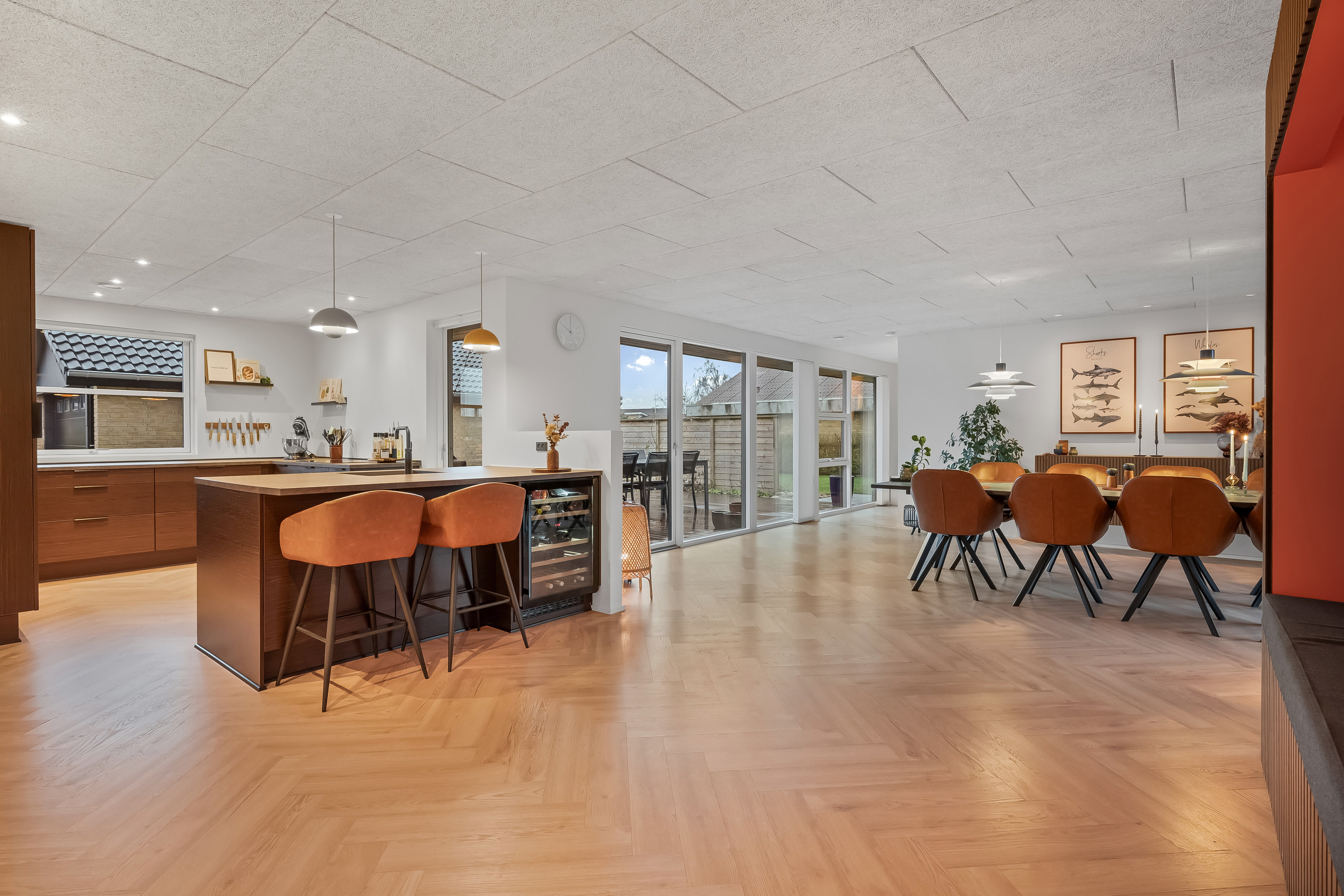 Fremhævet køkken alrum billede i fuldskærmstilstand. Billede af Majsvænget 10, 7500 Holstebro