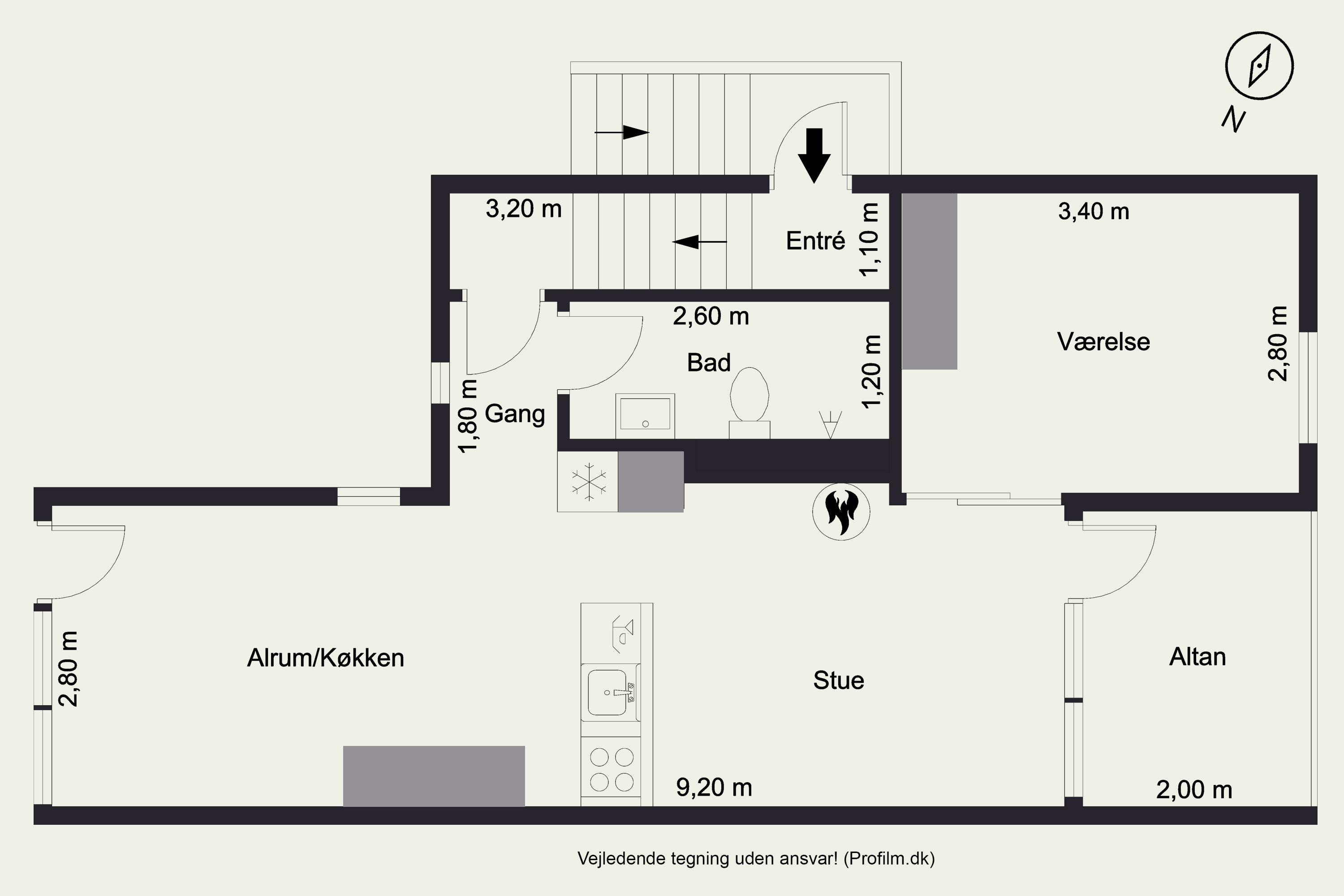 Plantegninger billede af Vinkelhagevej 58, Heldum, 7620 Lemvig