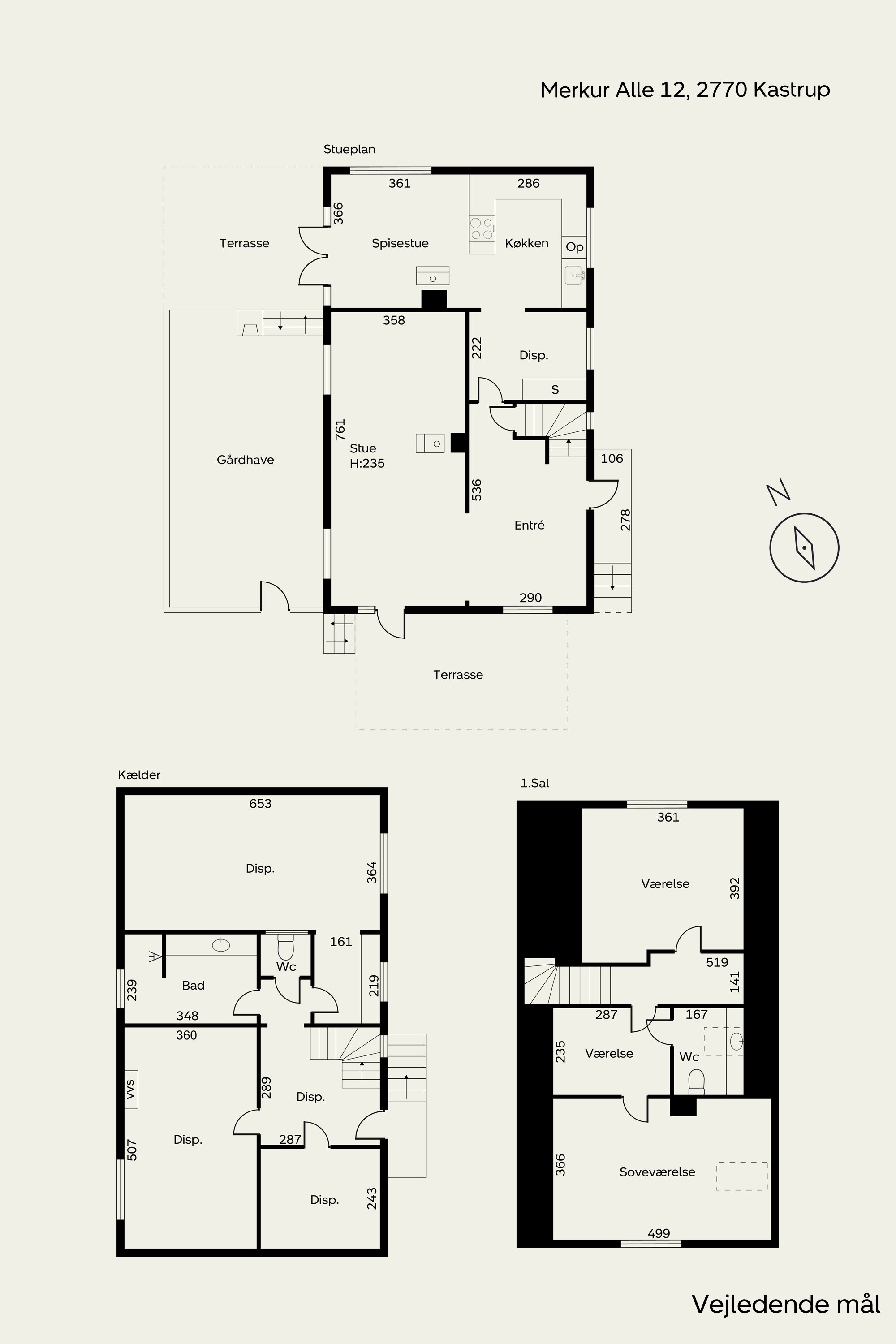 Plantegninger billede af Merkur Alle 12, 2770 Kastrup