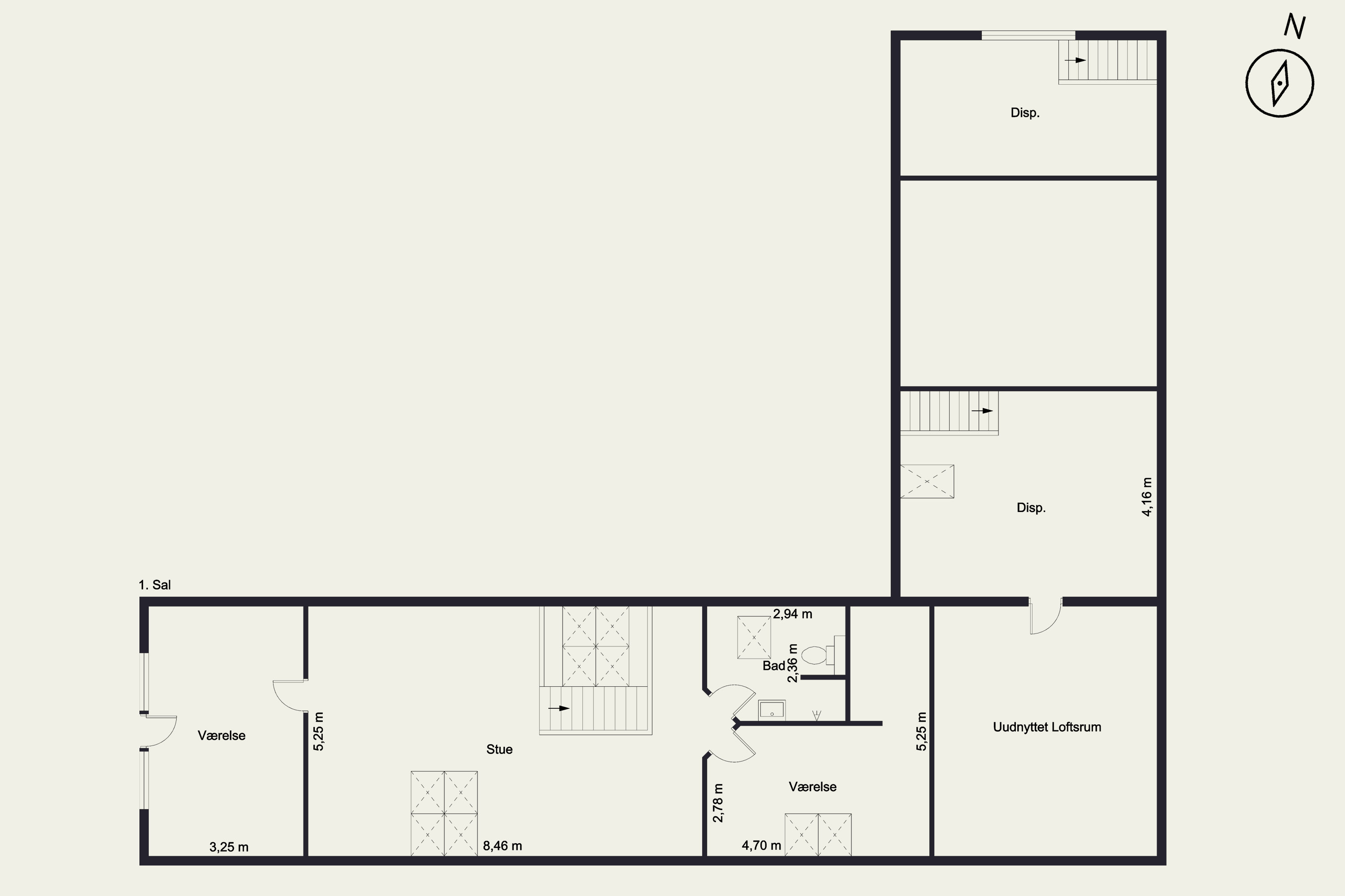 Plantegninger billede af Østeralle 64, 9300 Sæby