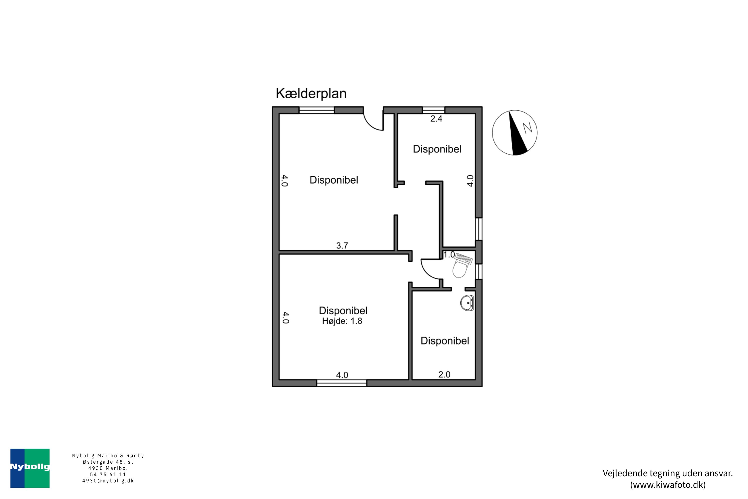 Plantegninger billede af Vinkelvej 7, 4800 Nykøbing F