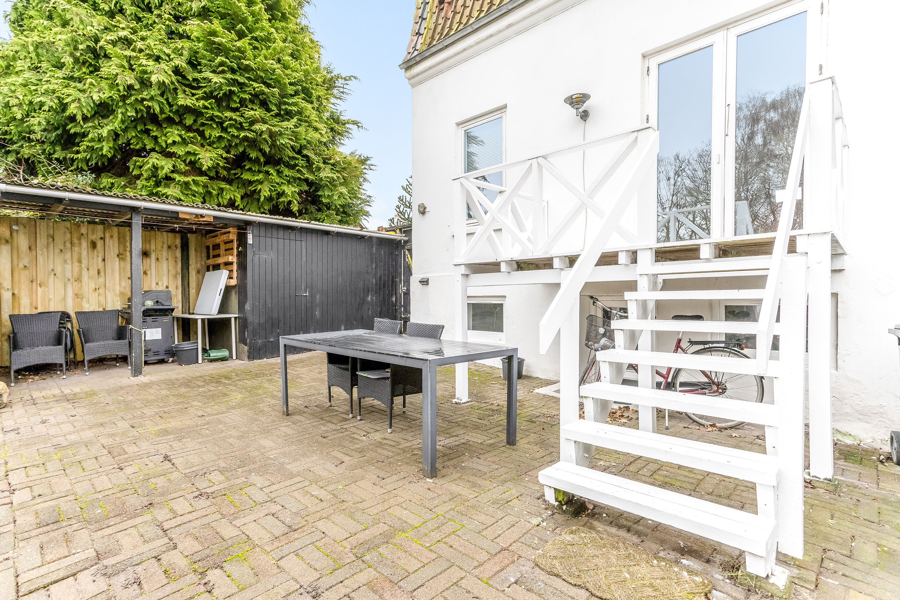 Fremhævet terrasse billede i fuldskærmstilstand. Billede af Vinkelvej 7, 4800 Nykøbing F