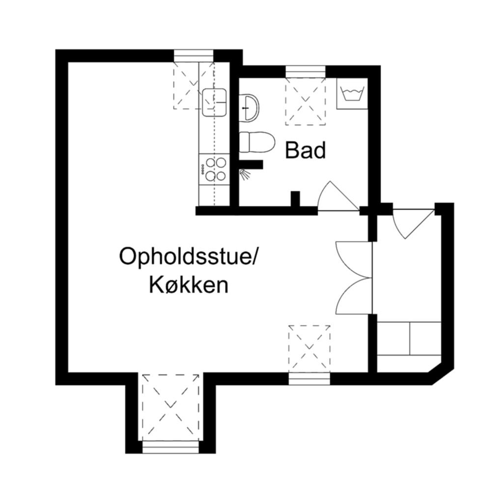 Plantegninger billede af Filosofhaven 32, 3. th., 5000 Odense C