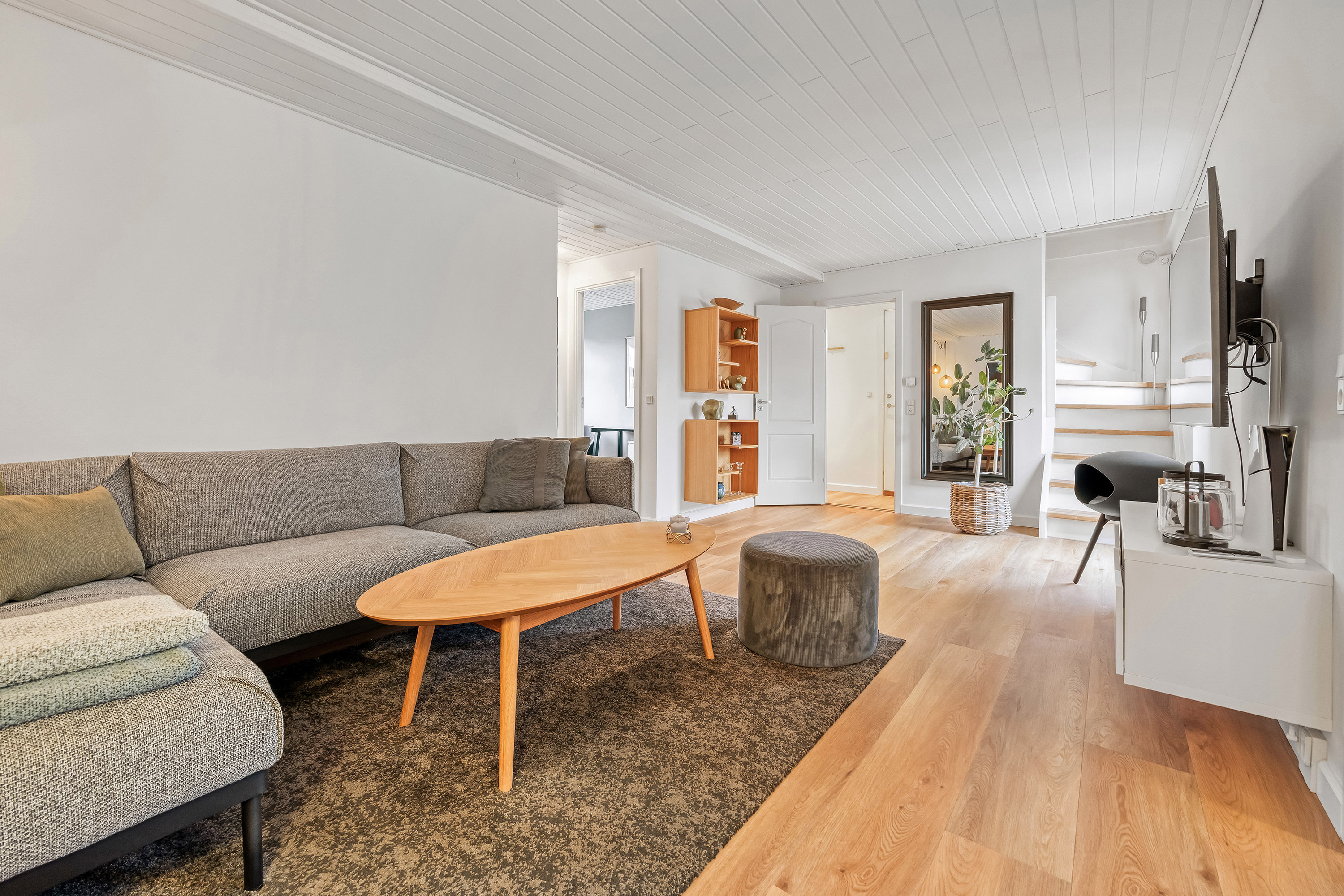 Fremhævet stue billede i fuldskærmstilstand. Billede af Byvej 61, 3600 Frederikssund