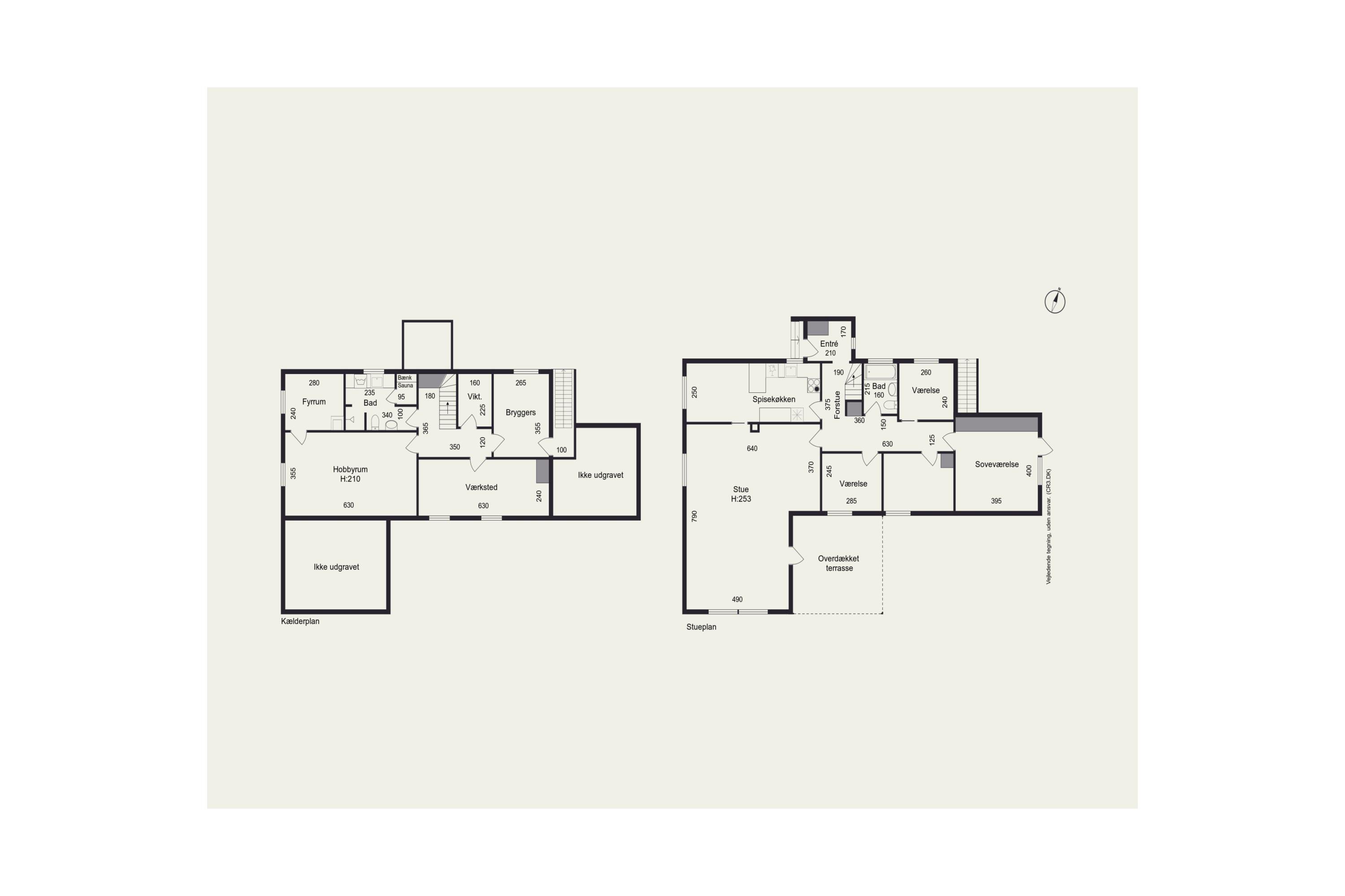 Plantegninger billede af Vestvej 23, 3450 Allerød