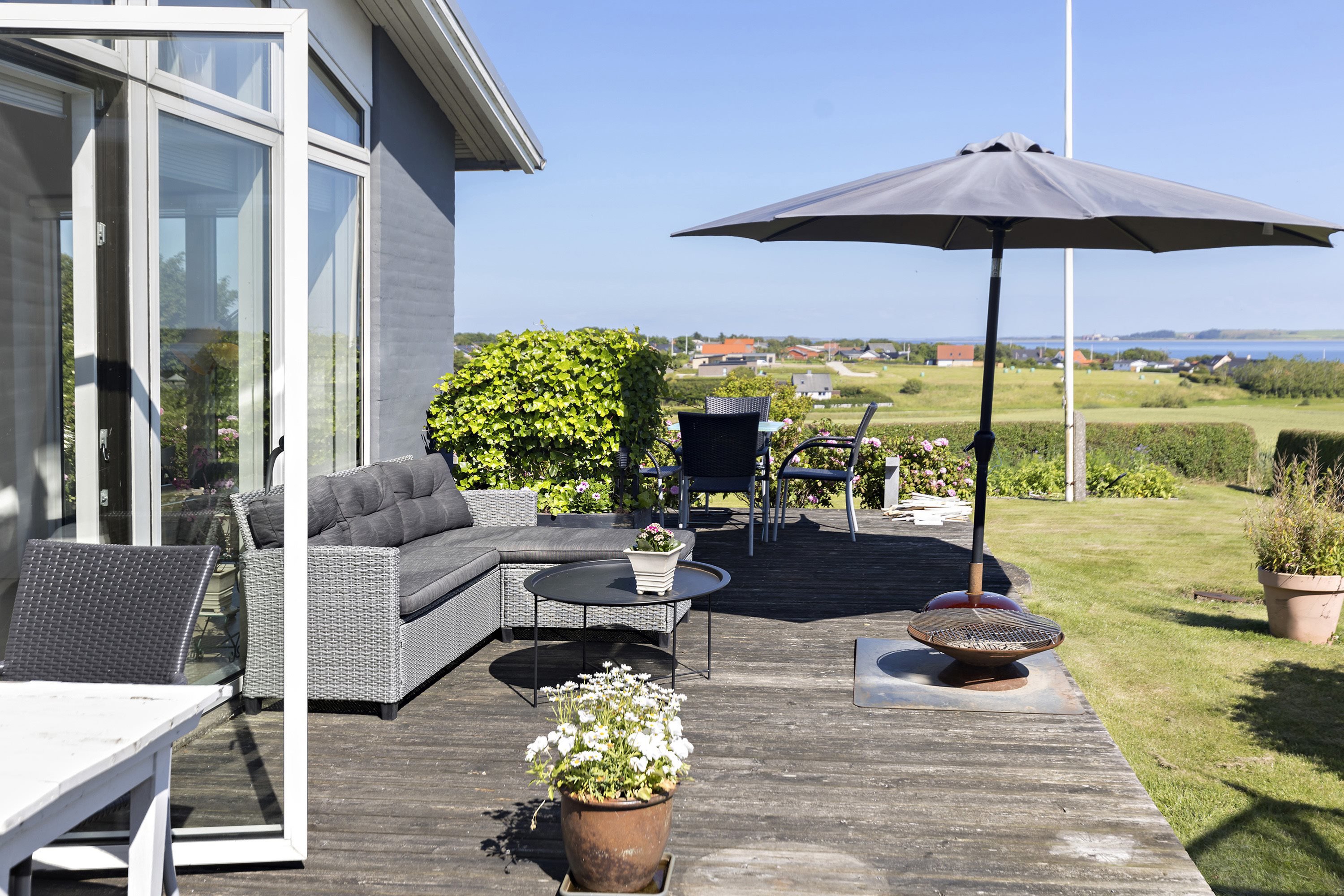 Fremhævet terrasse billede i fuldskærmstilstand. Billede af Sennelsvej 28, Sennels, 7700 Thisted