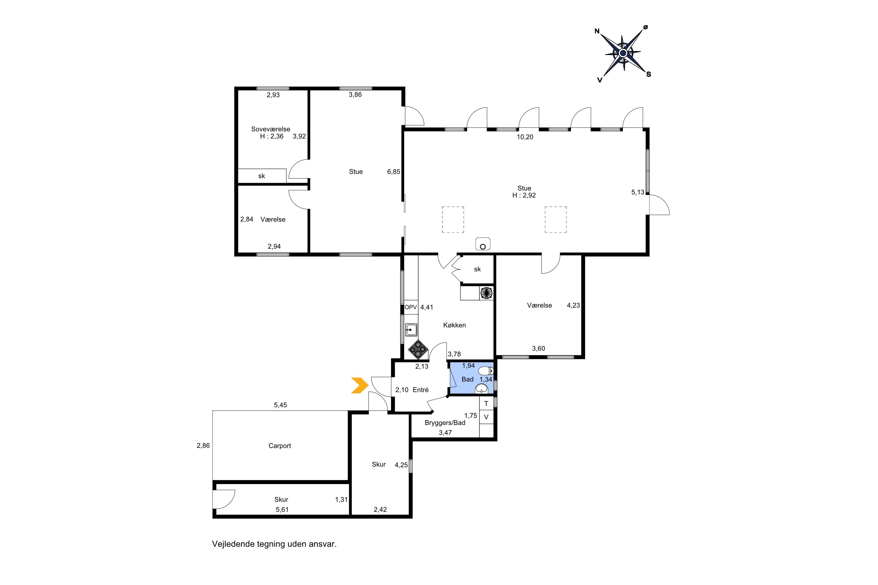 Plantegninger billede af Sennelsvej 28, Sennels, 7700 Thisted