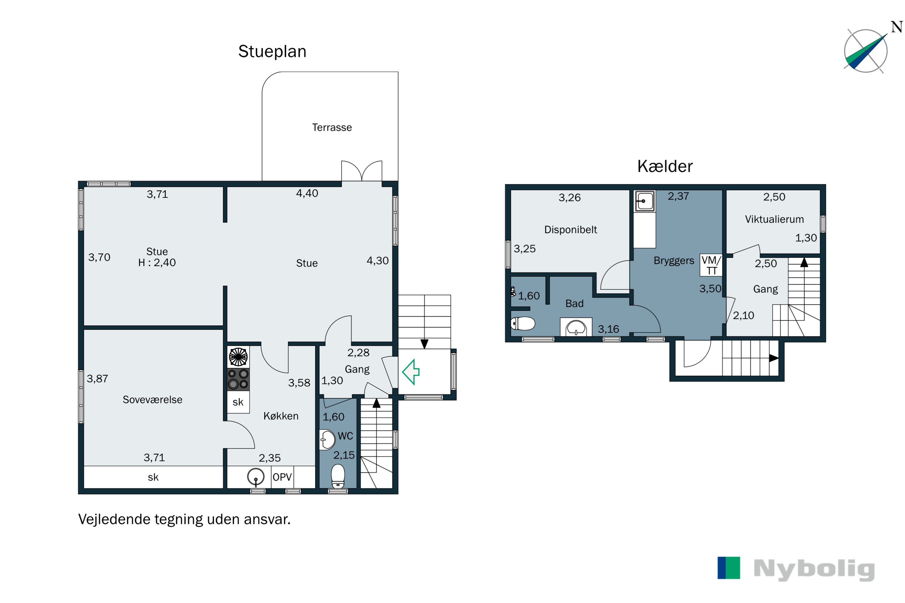 Plantegninger billede af Solvang 14, 6600 Vejen
