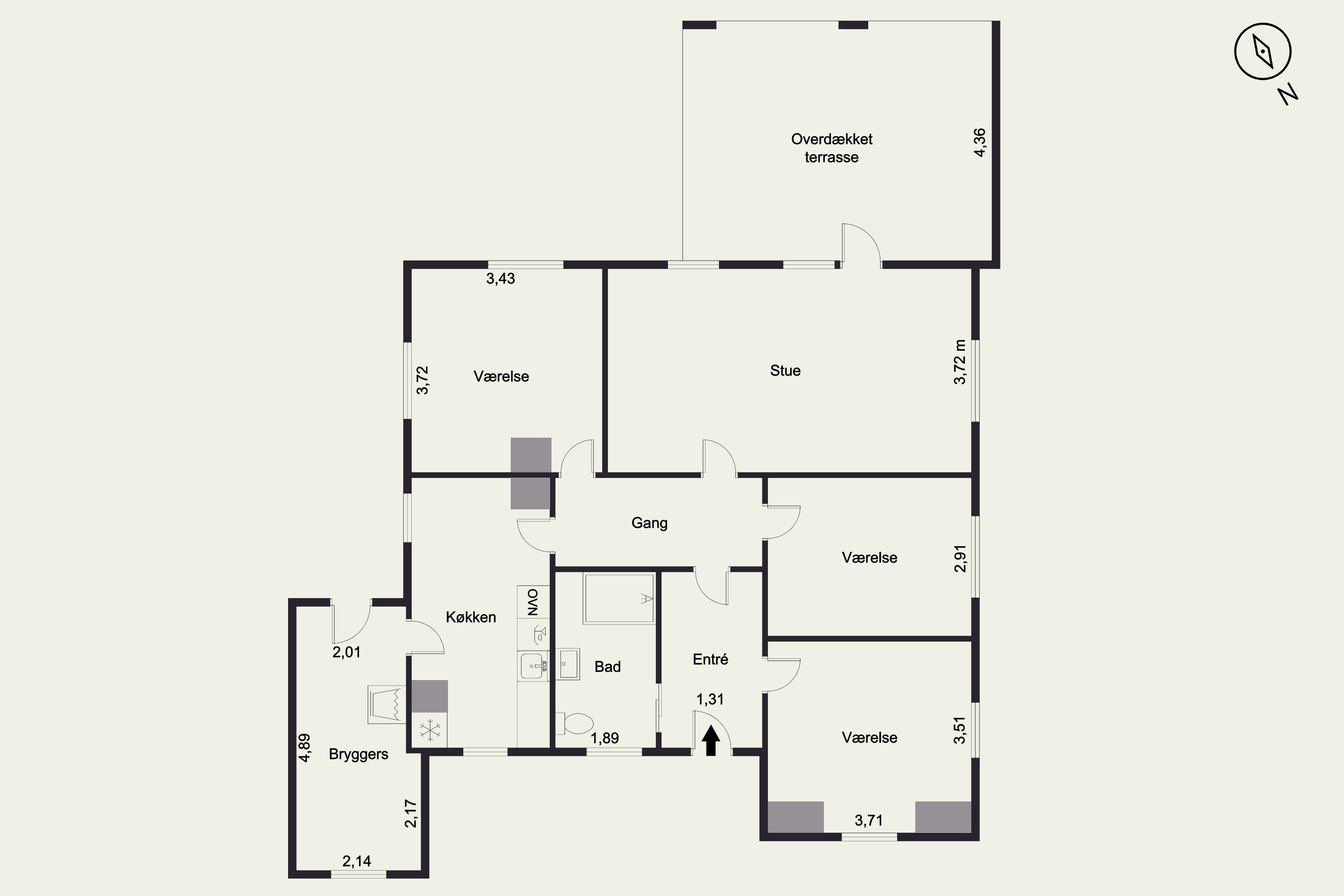 Plantegninger billede af Brevikvej 11, Faaborg, 5600 Faaborg