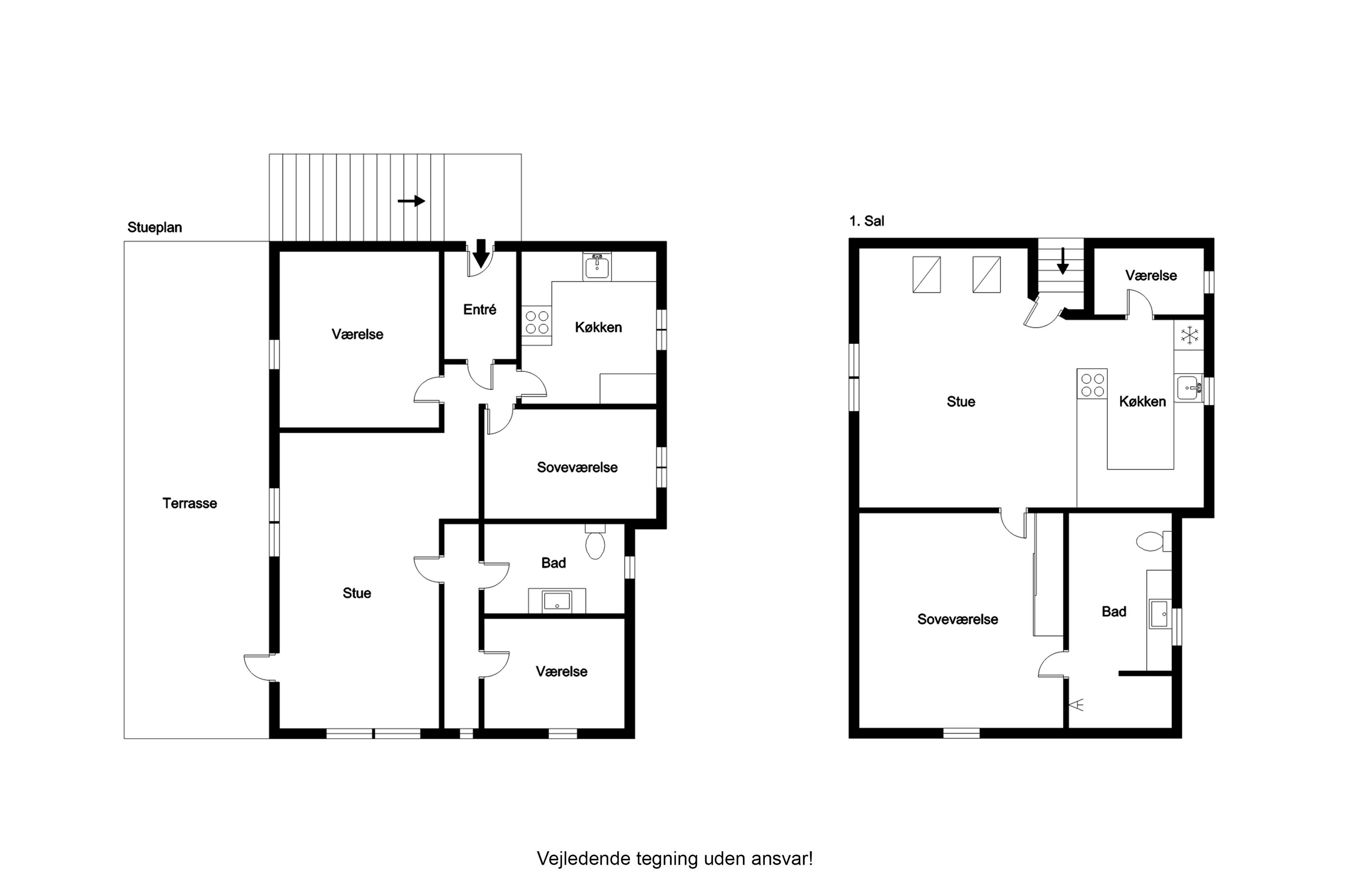 Plantegninger billede af Byskellet 3, Rindum, 6950 Ringkøbing