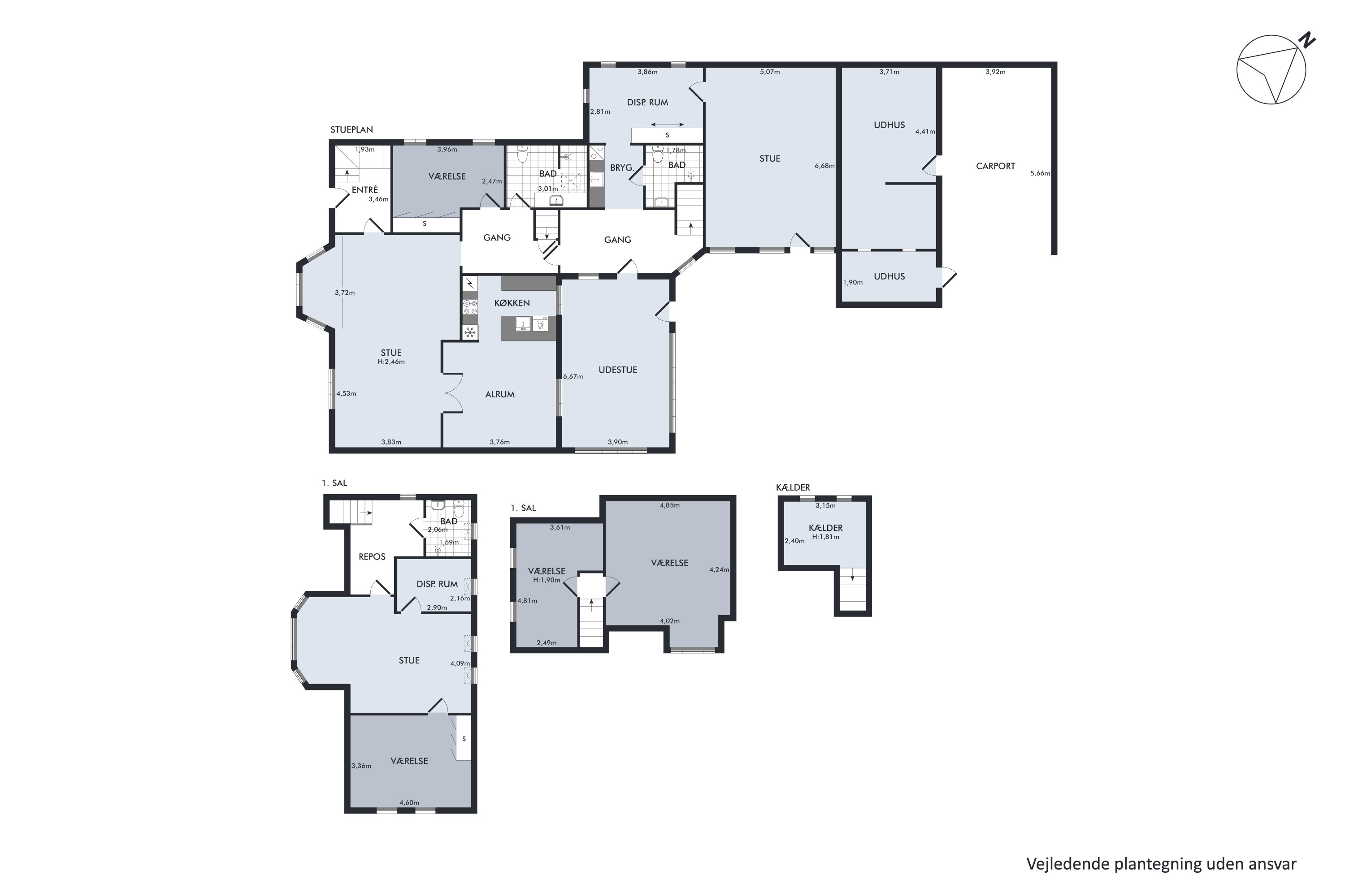 Plantegninger billede af Vestre Skivevej 149B, Sjørup, 8800 Viborg