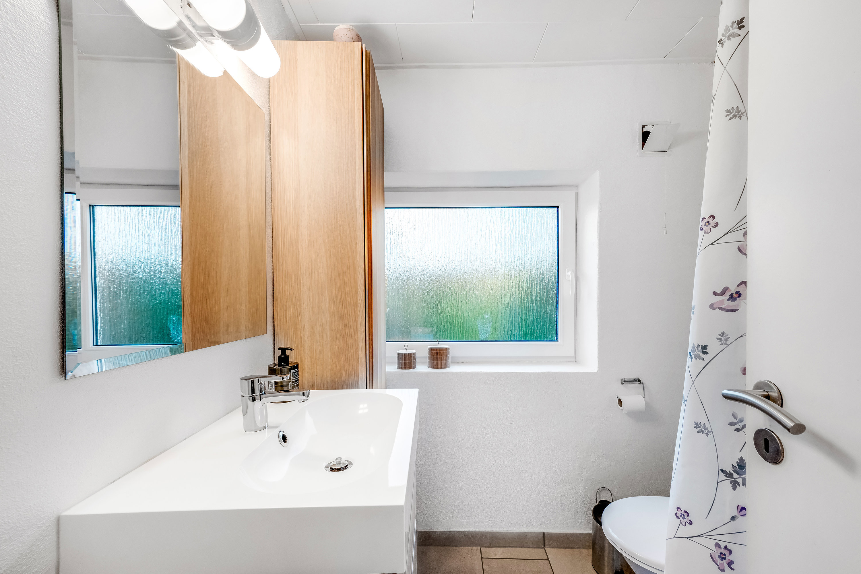 Fremhævet badeværelse billede i fuldskærmstilstand. Billede af Ahlervej 10, Borris, 6900 Skjern