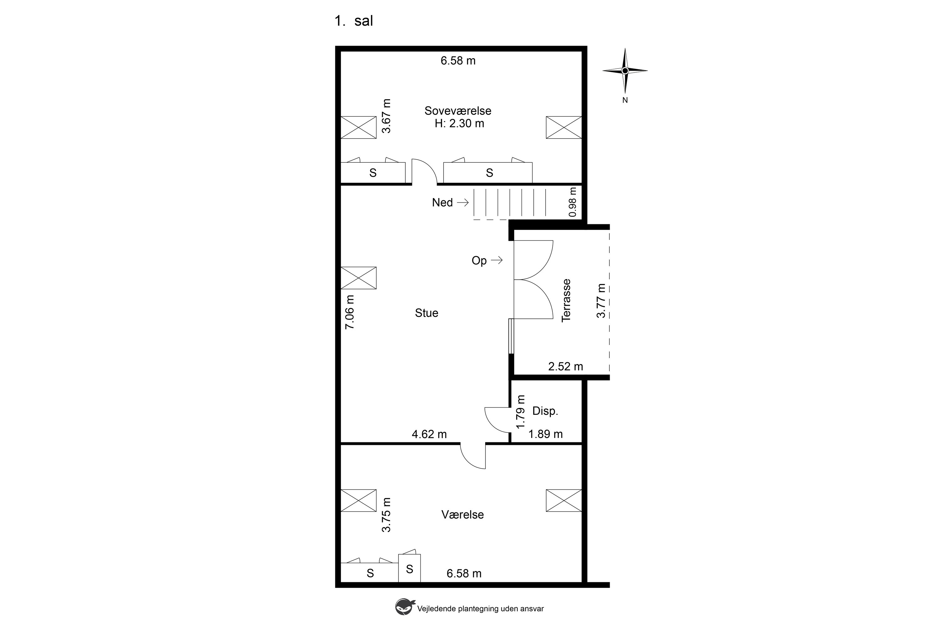 Plantegninger billede af Arnborgvej 24, 2770 Kastrup