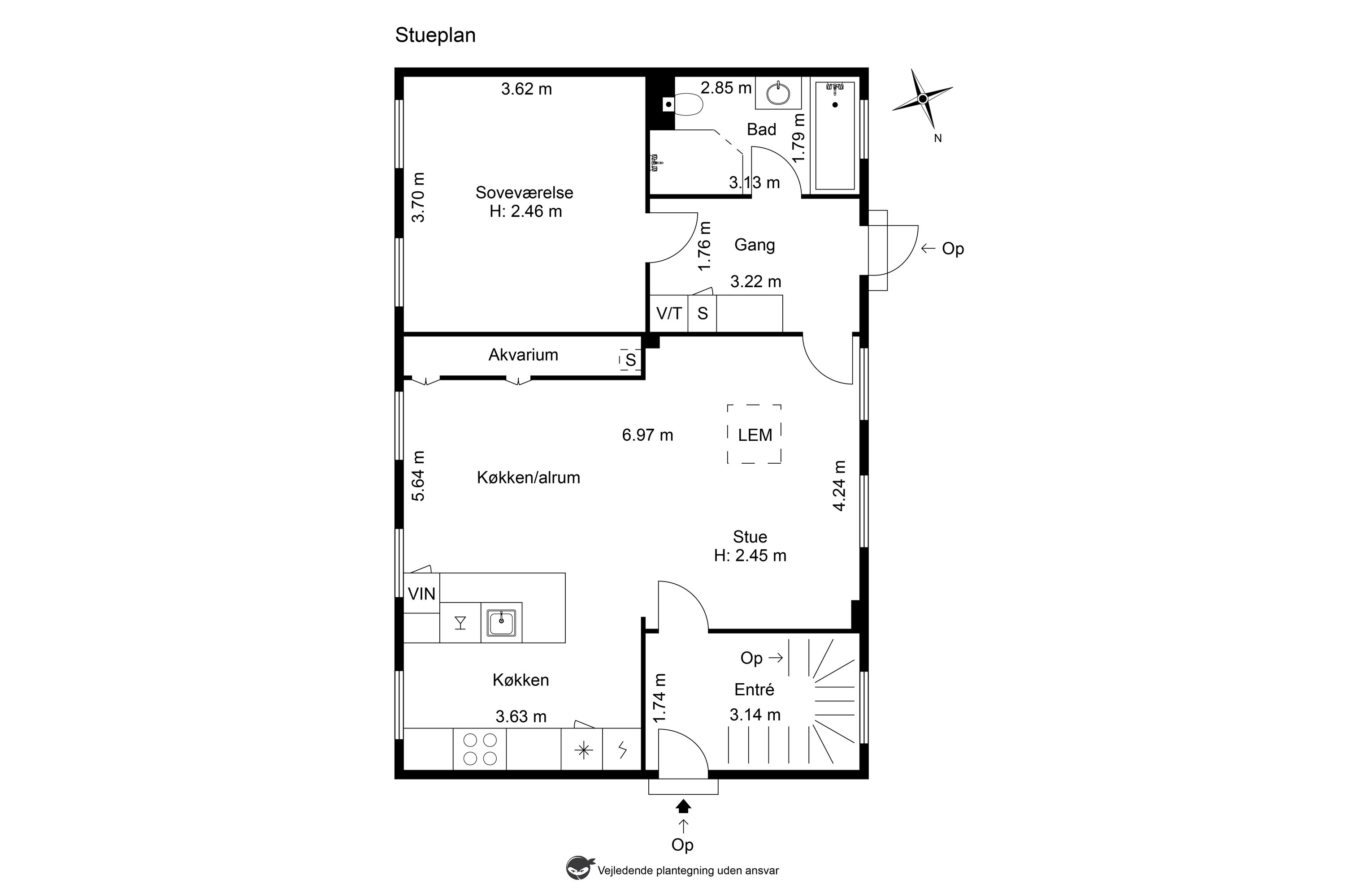 Plantegninger billede af Hovedgaden 6, 2791 Dragør