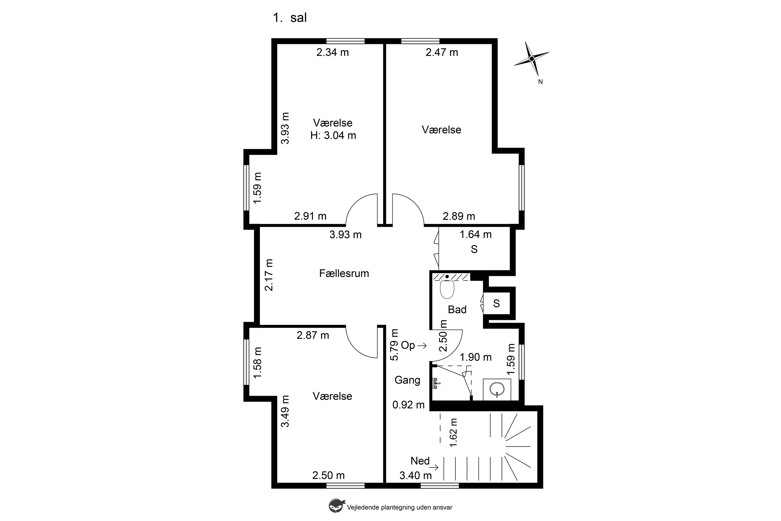 Plantegninger billede af Hovedgaden 6, 2791 Dragør
