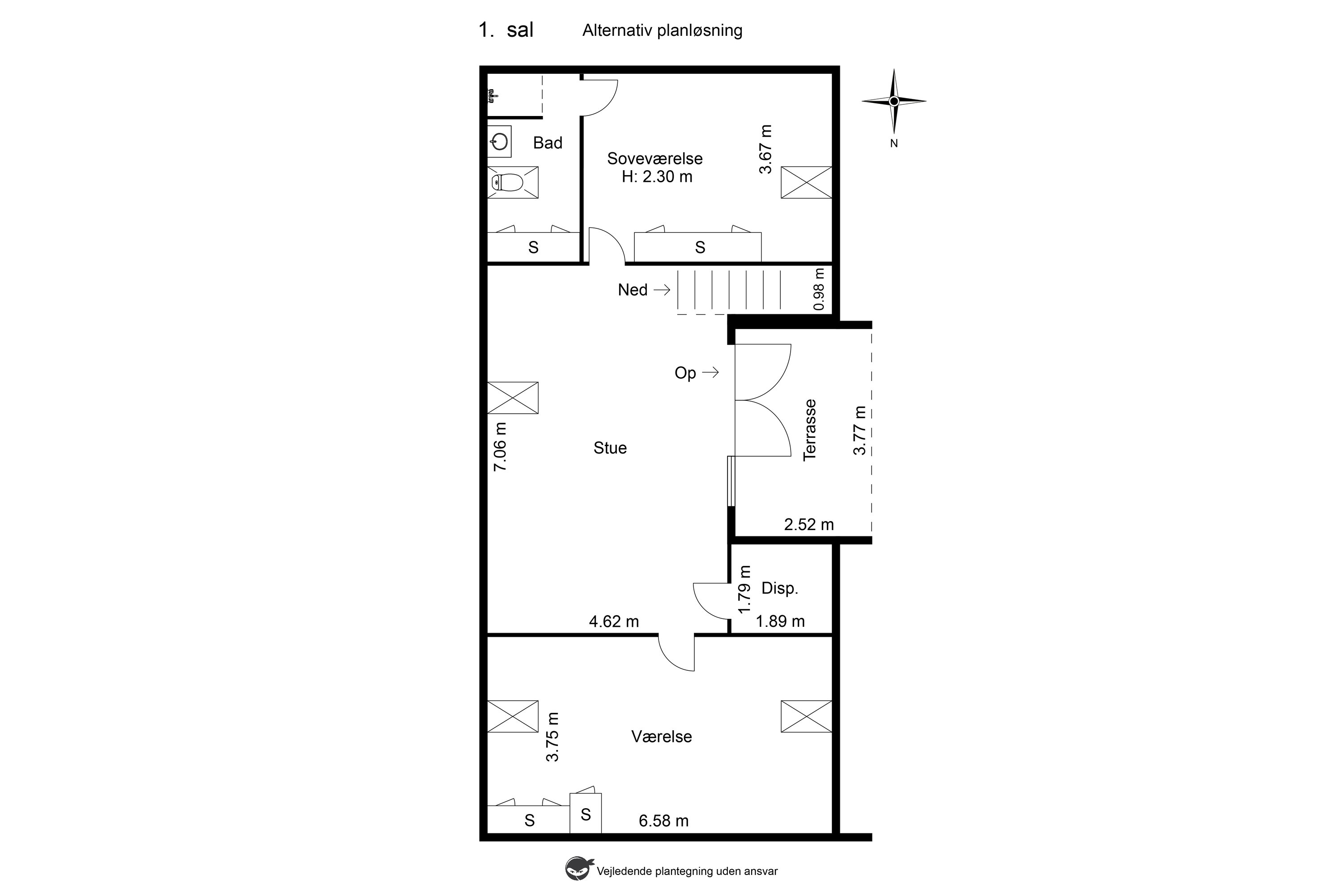 Plantegninger billede af Arnborgvej 24, 2770 Kastrup
