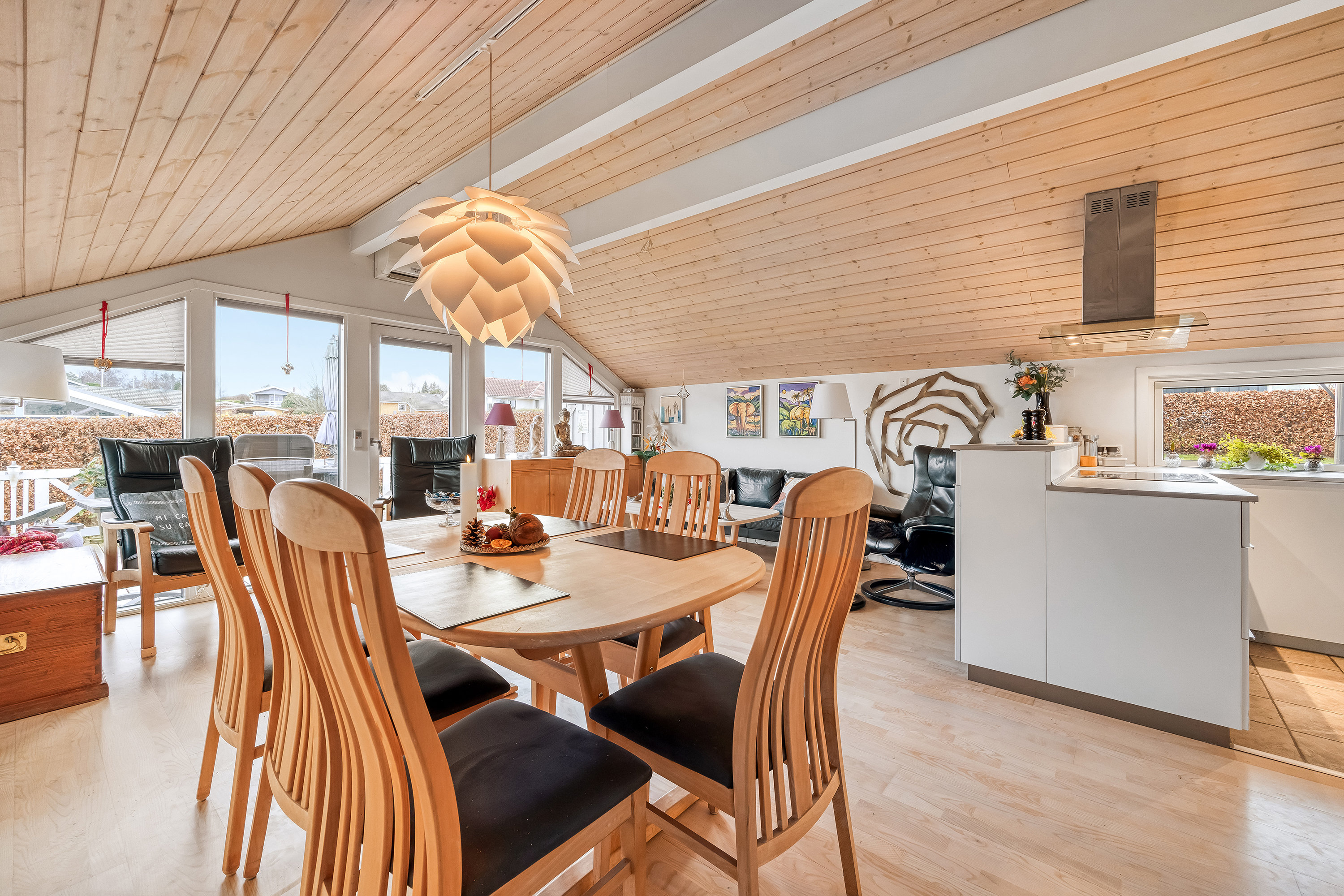 Fremhævet stue billede i fuldskærmstilstand. Billede af Strandgangen 7, Gerlev Strandpark, 3630 Jægerspris