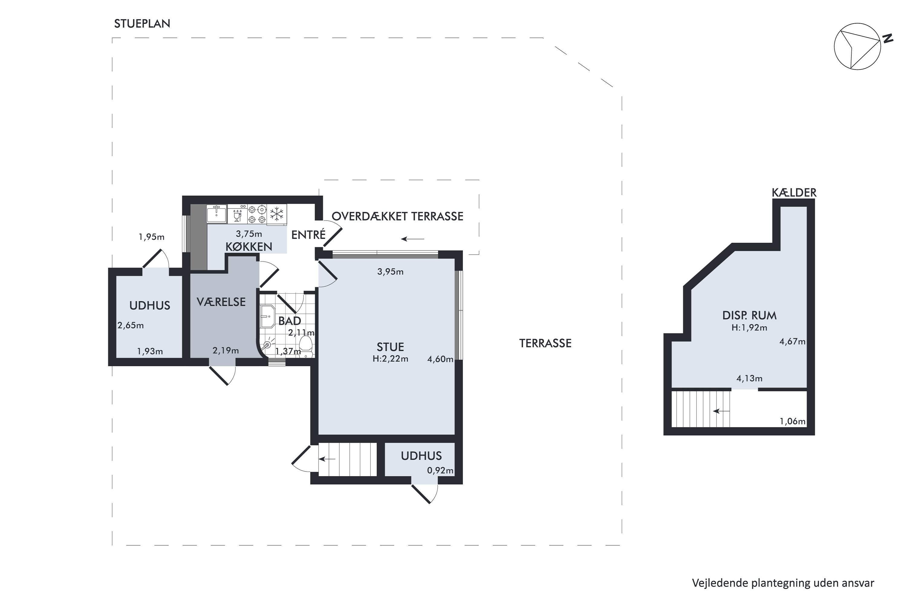 Plantegninger billede af Strandvejen 72C, Hjarbæk, 8831 Løgstrup