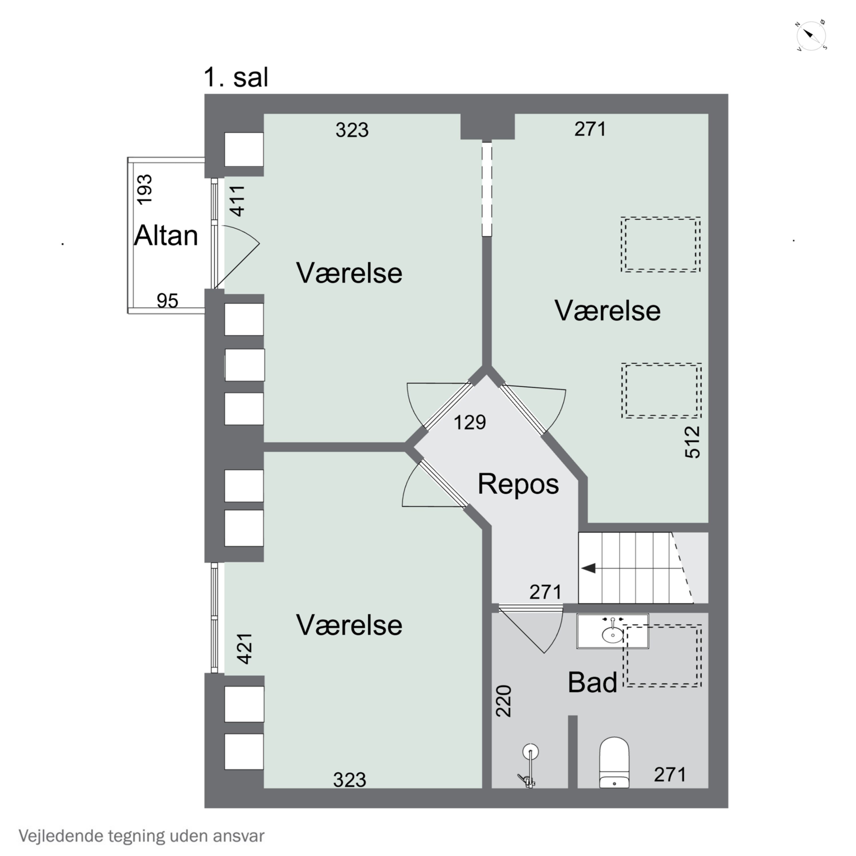 Plantegninger billede af Kløverprisvej 88, 2650 Hvidovre