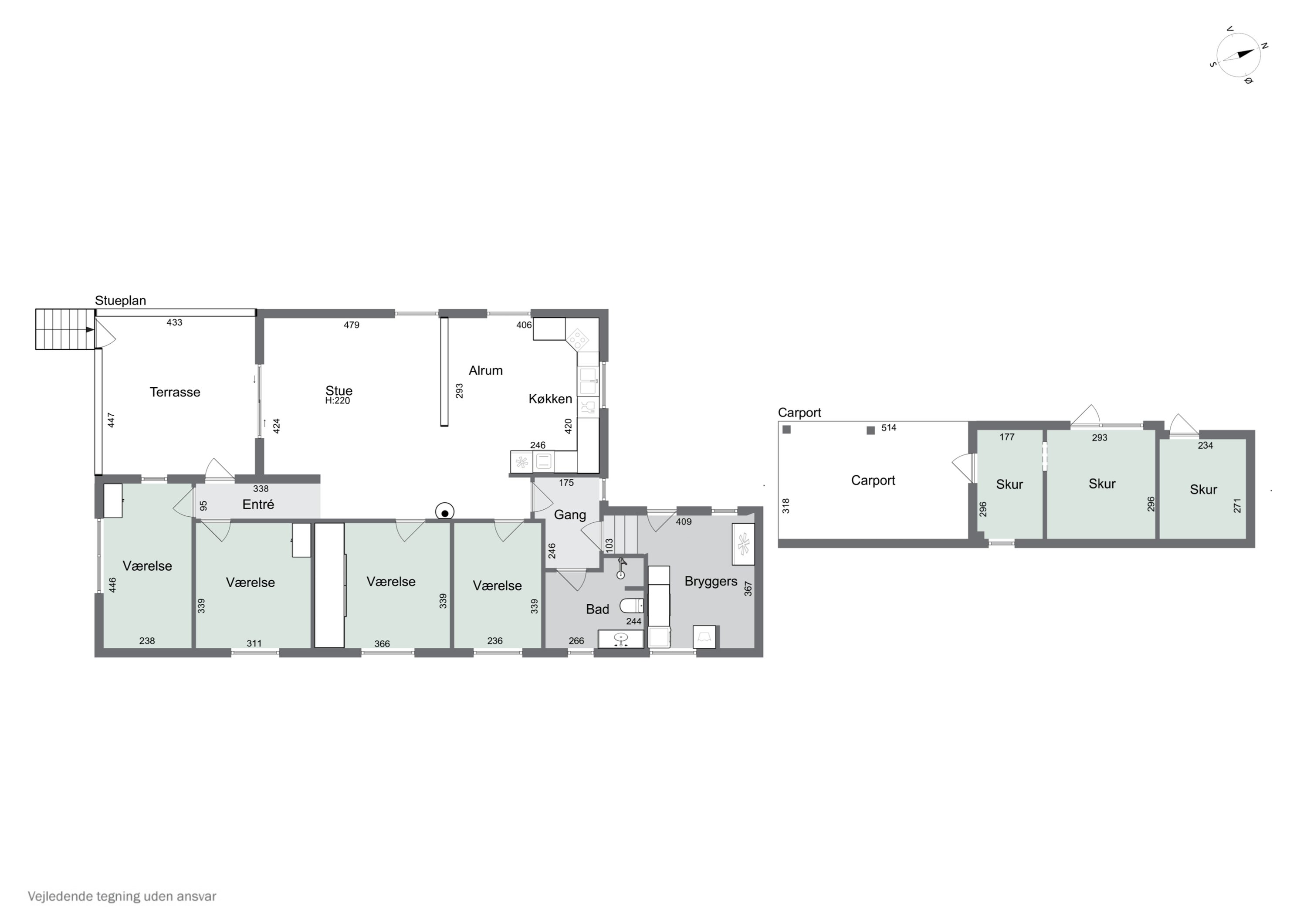 Plantegninger billede af Liljevej 6, 9800 Hjørring