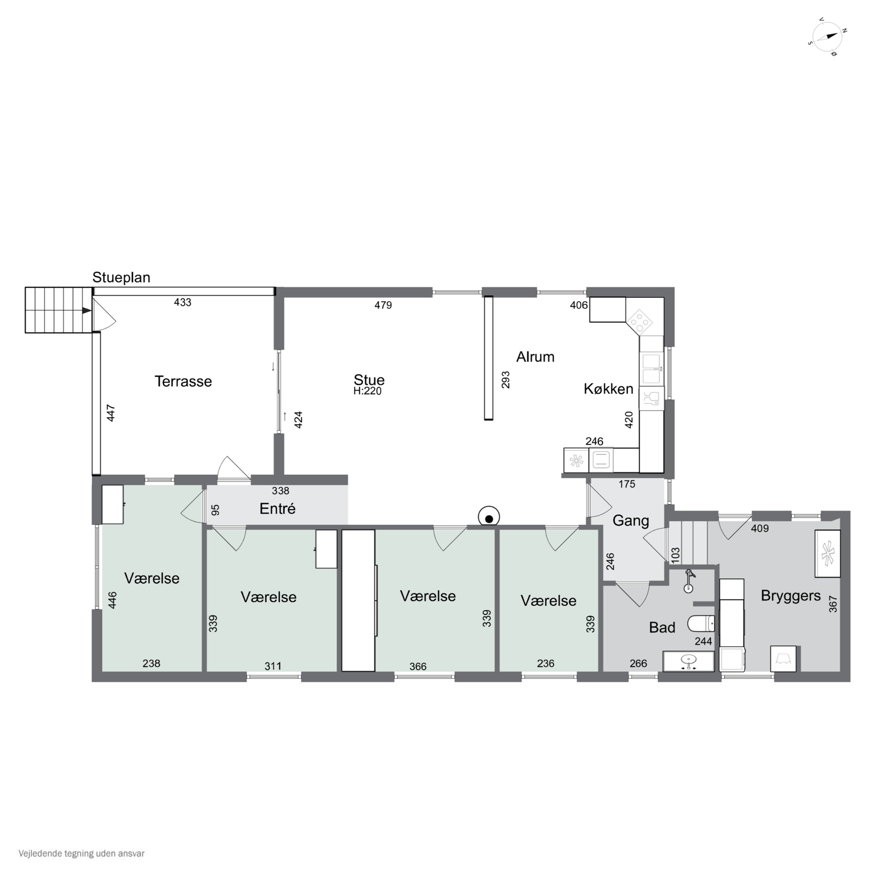 Plantegninger billede af Liljevej 6, 9800 Hjørring