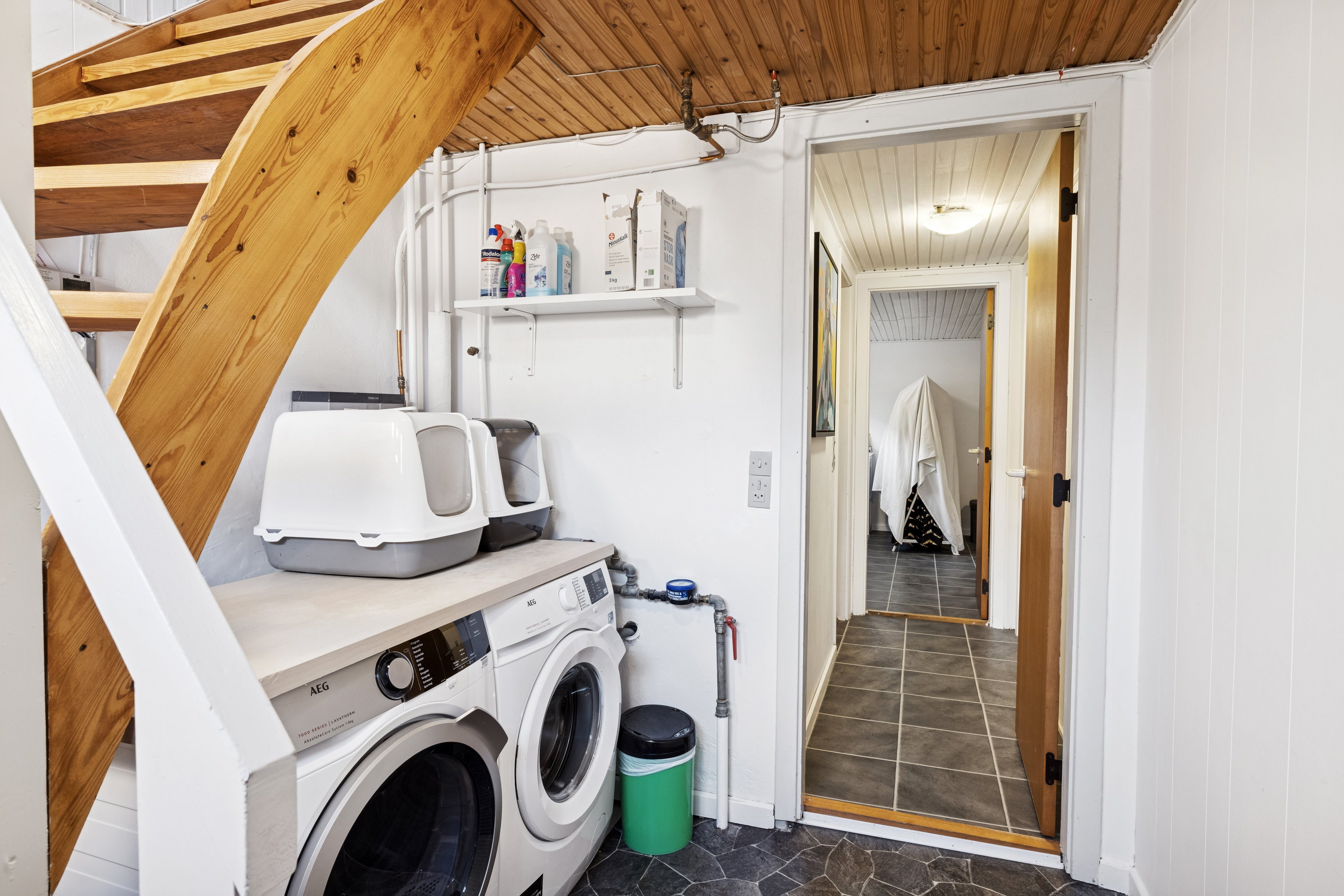 Fremhævet badeværelse billede i fuldskærmstilstand. Billede af Fyrrevænget 9, 7850 Stoholm Jyll