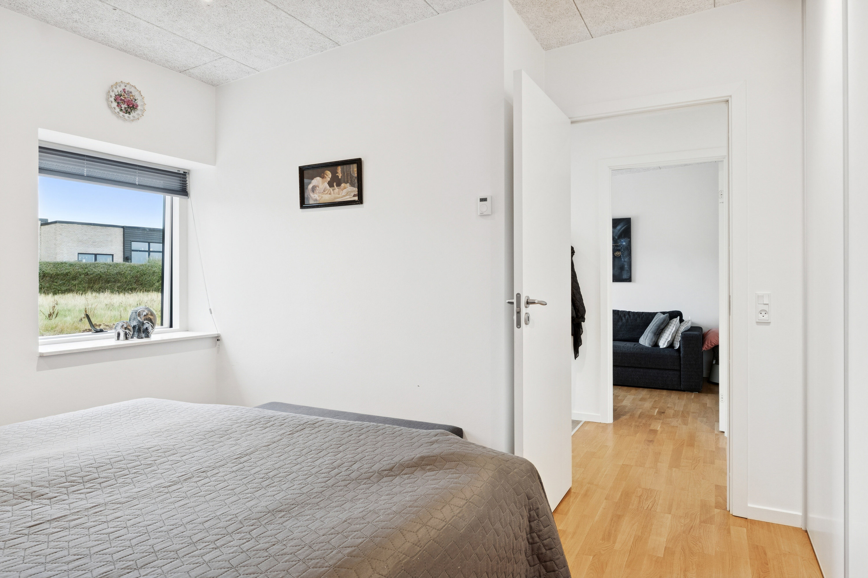 Fremhævet soveværelse billede i fuldskærmstilstand. Billede af Urtehaven 31, Fårtoft, 7700 Thisted