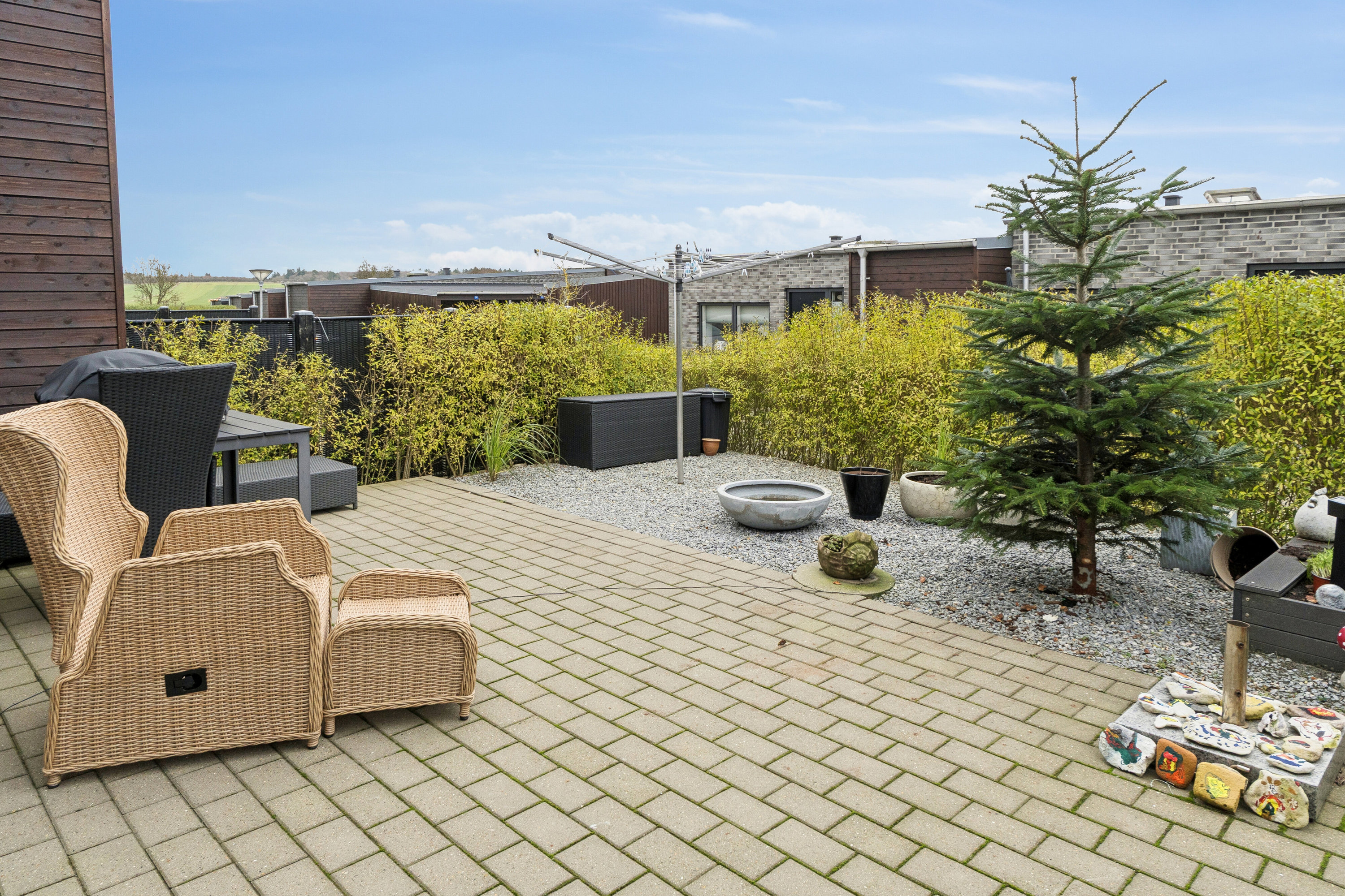 Fremhævet terrasse billede i fuldskærmstilstand. Billede af Urtehaven 31, Fårtoft, 7700 Thisted