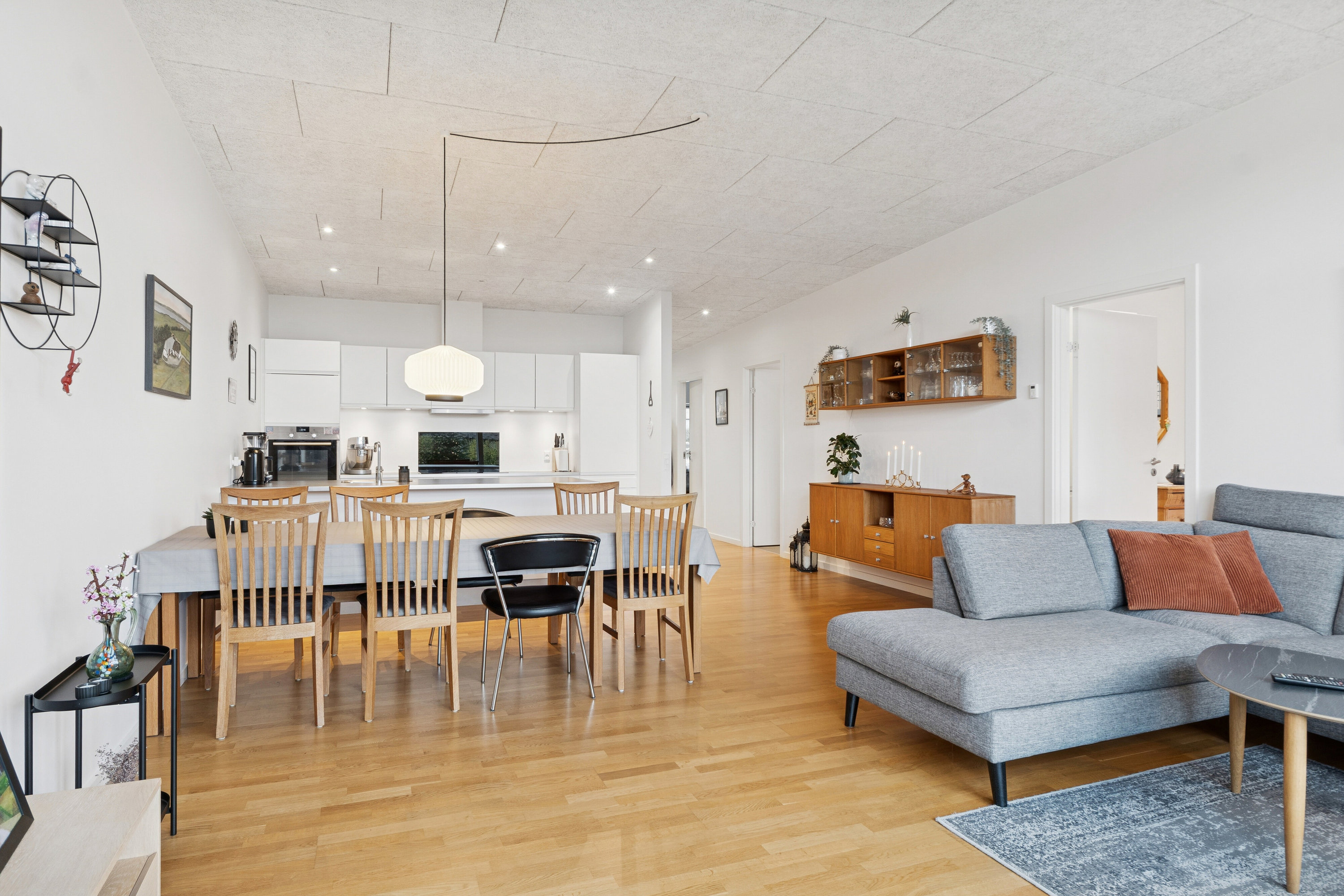 Fremhævet stue billede i fuldskærmstilstand. Billede af Urtehaven 31, Fårtoft, 7700 Thisted