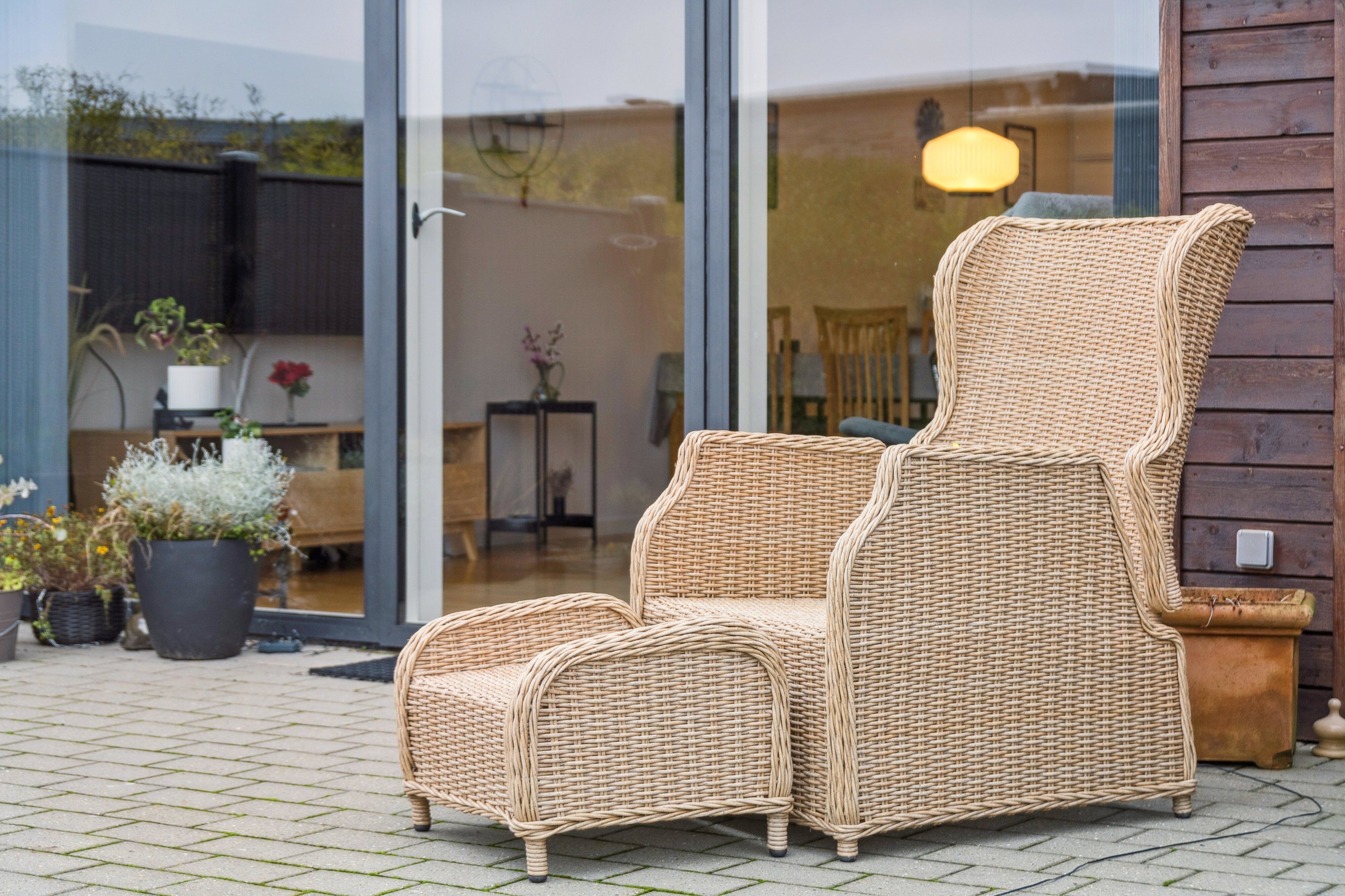 Fremhævet terrasse billede i fuldskærmstilstand. Billede af Urtehaven 31, Fårtoft, 7700 Thisted