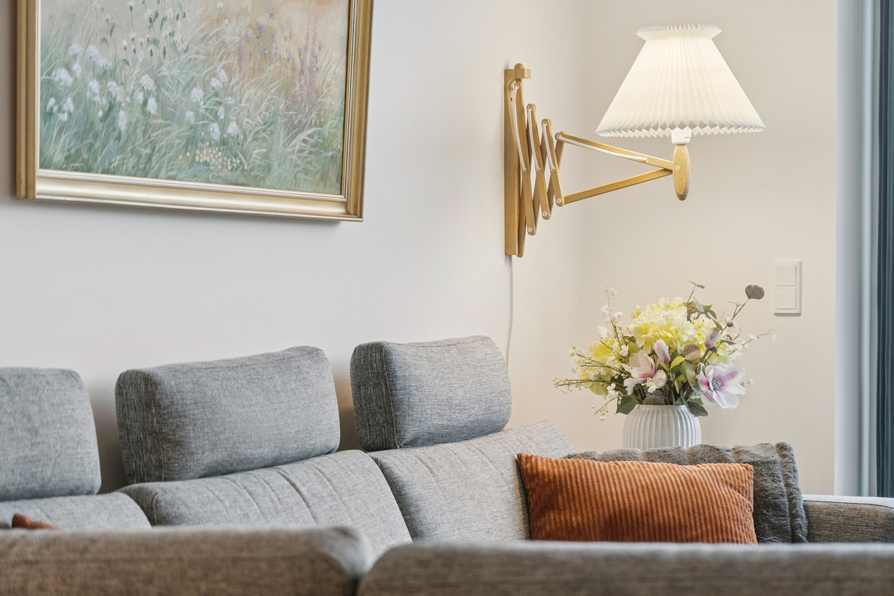 Fremhævet stue billede i fuldskærmstilstand. Billede af Urtehaven 31, Fårtoft, 7700 Thisted