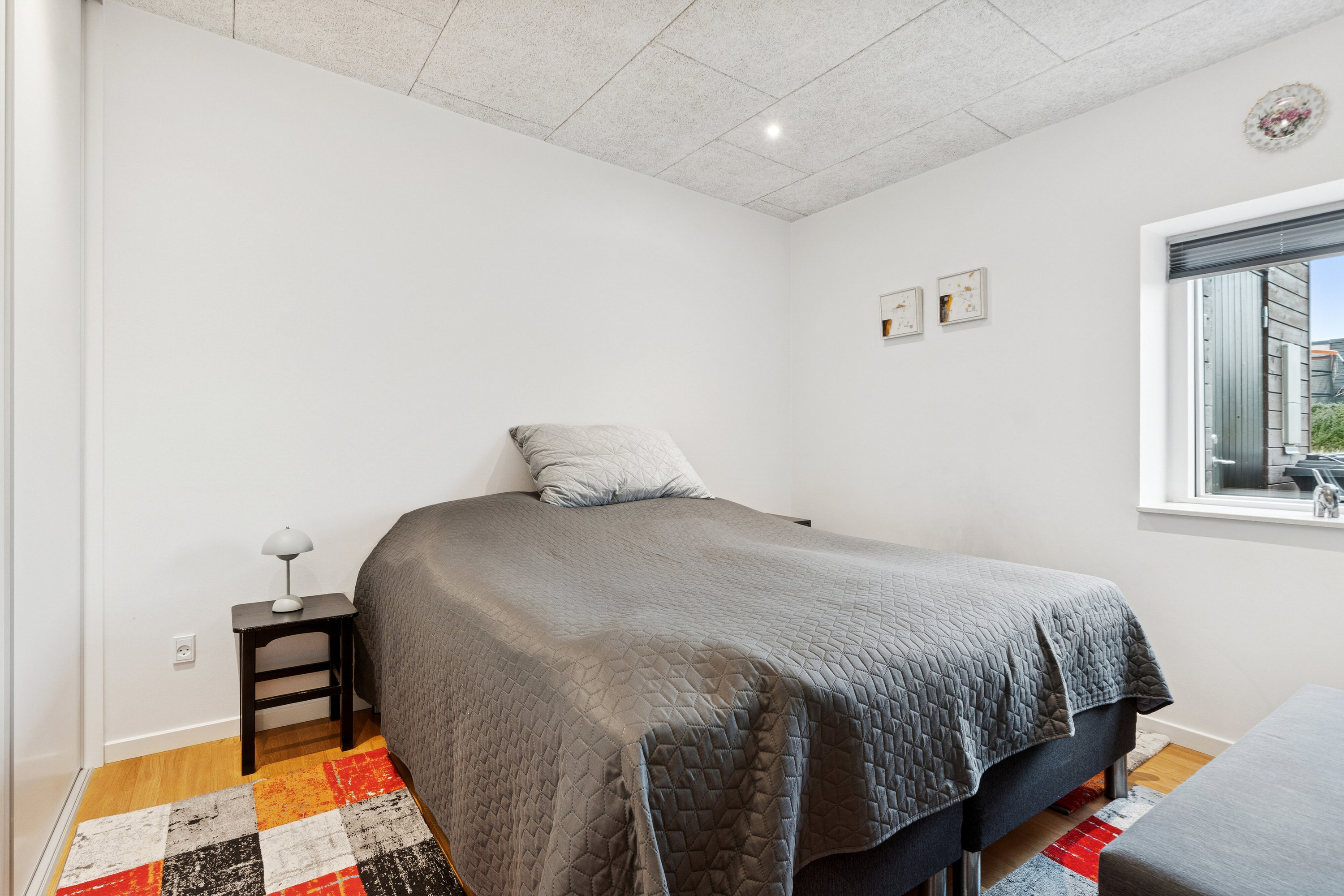 Fremhævet soveværelse billede i fuldskærmstilstand. Billede af Urtehaven 31, Fårtoft, 7700 Thisted