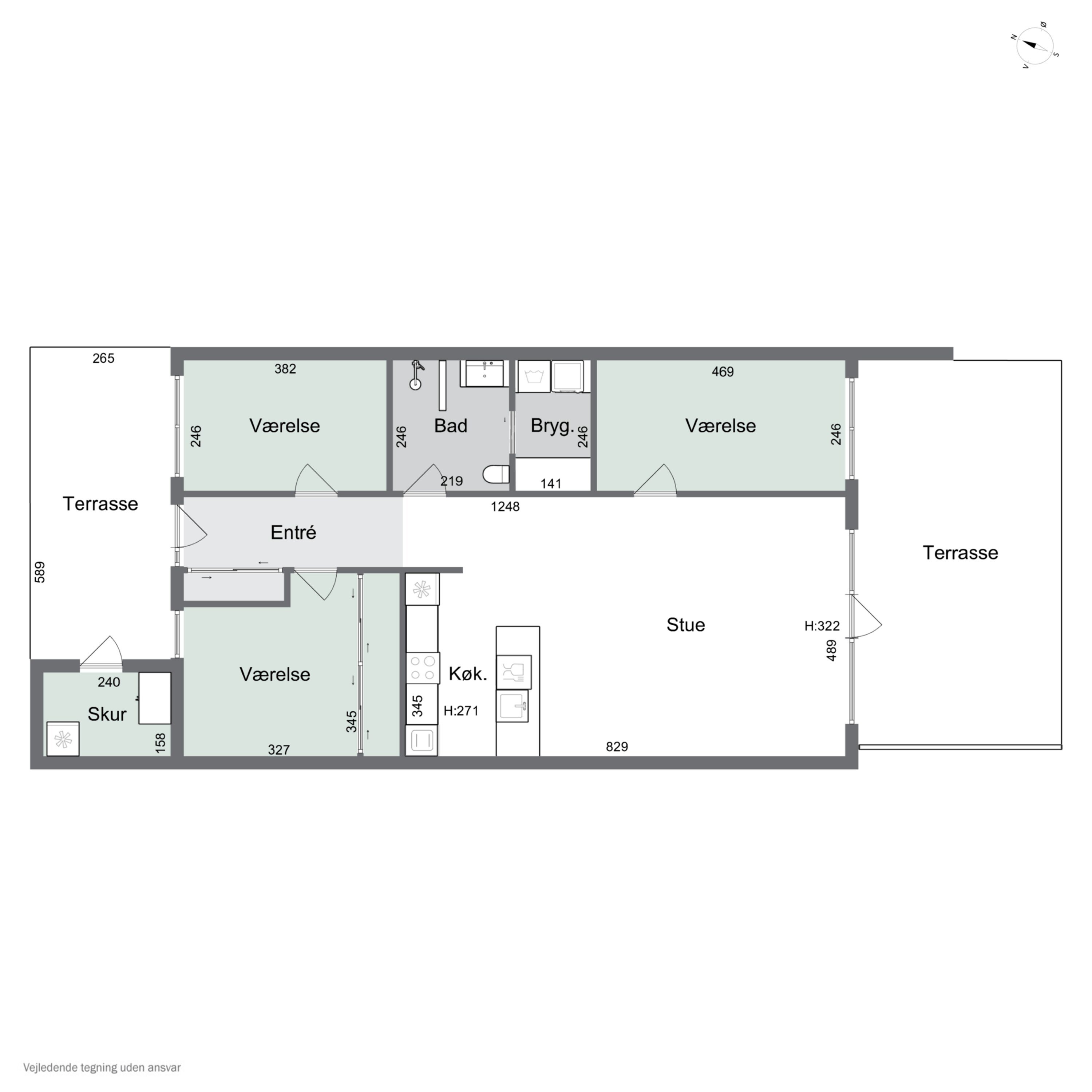 Plantegninger billede af Urtehaven 31, Fårtoft, 7700 Thisted