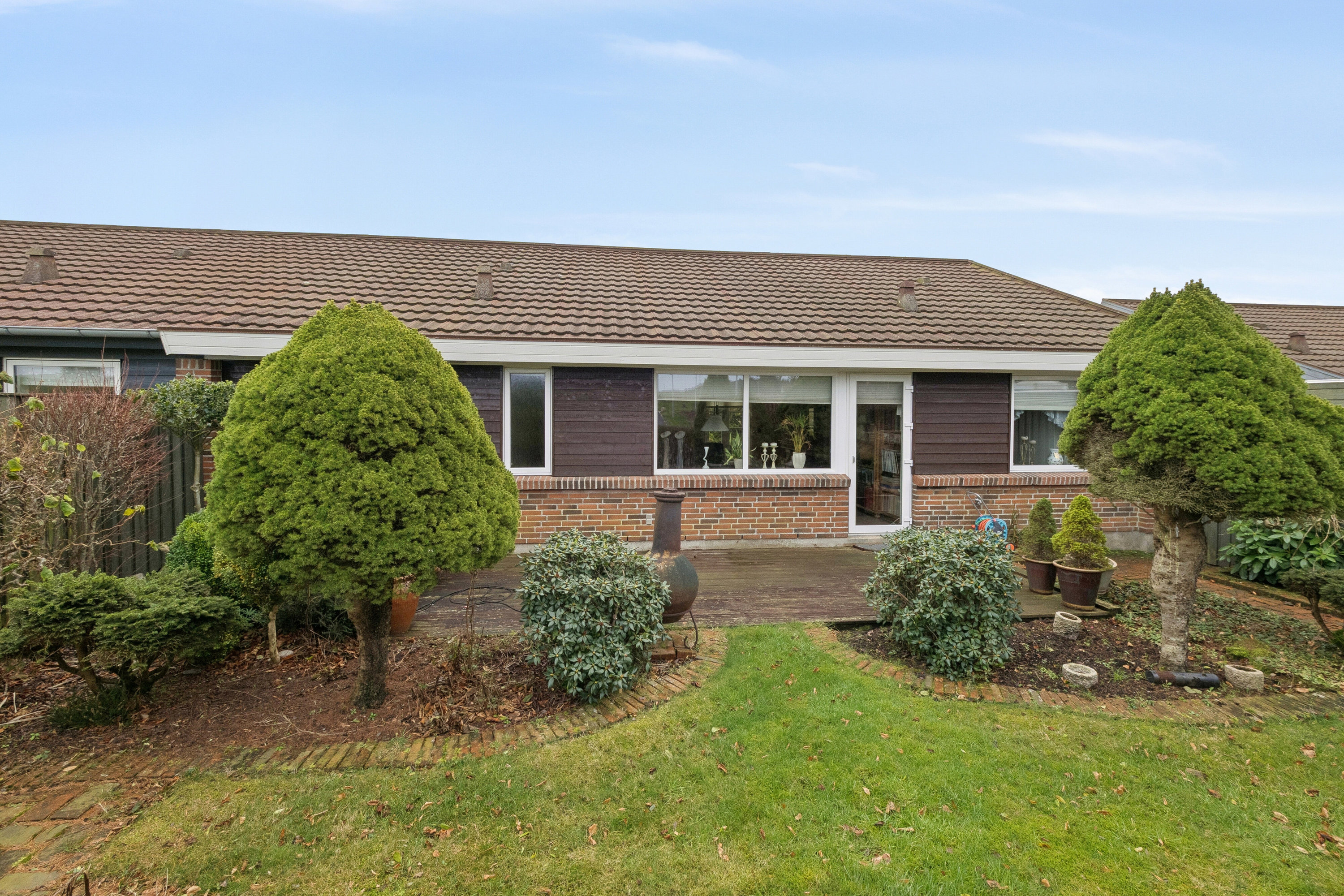 Miniaturebillede 1: set fra haven. Billede af Birkeparken 3, 7760 Hurup Thy