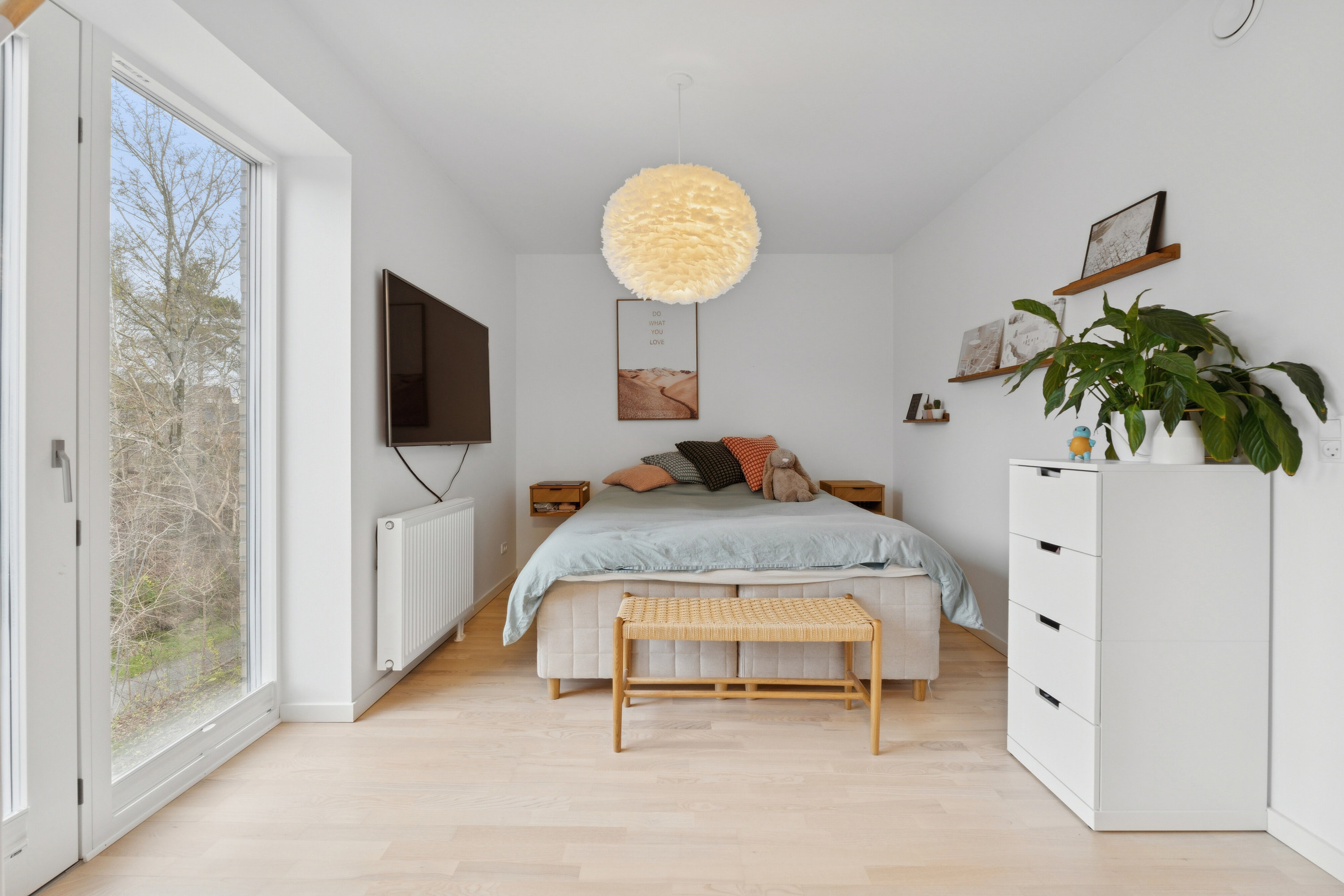 Fremhævet soveværelse billede i fuldskærmstilstand. Billede af Guldrankevej 78, 5200 Odense V