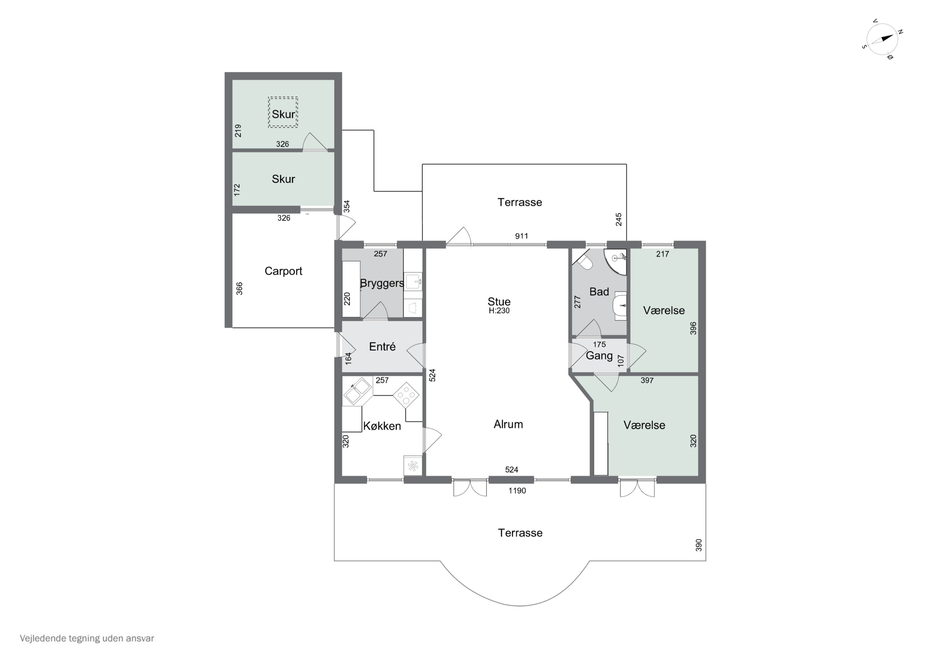 Plantegninger billede af Birkeparken 3, 7760 Hurup Thy