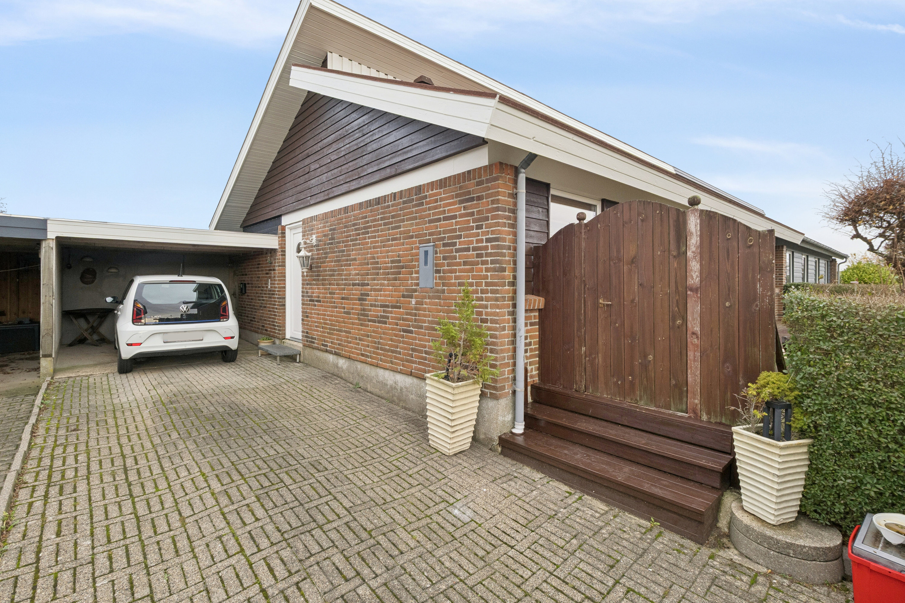 Fremhævet set fra vejen billede i fuldskærmstilstand. Billede af Birkeparken 3, 7760 Hurup Thy