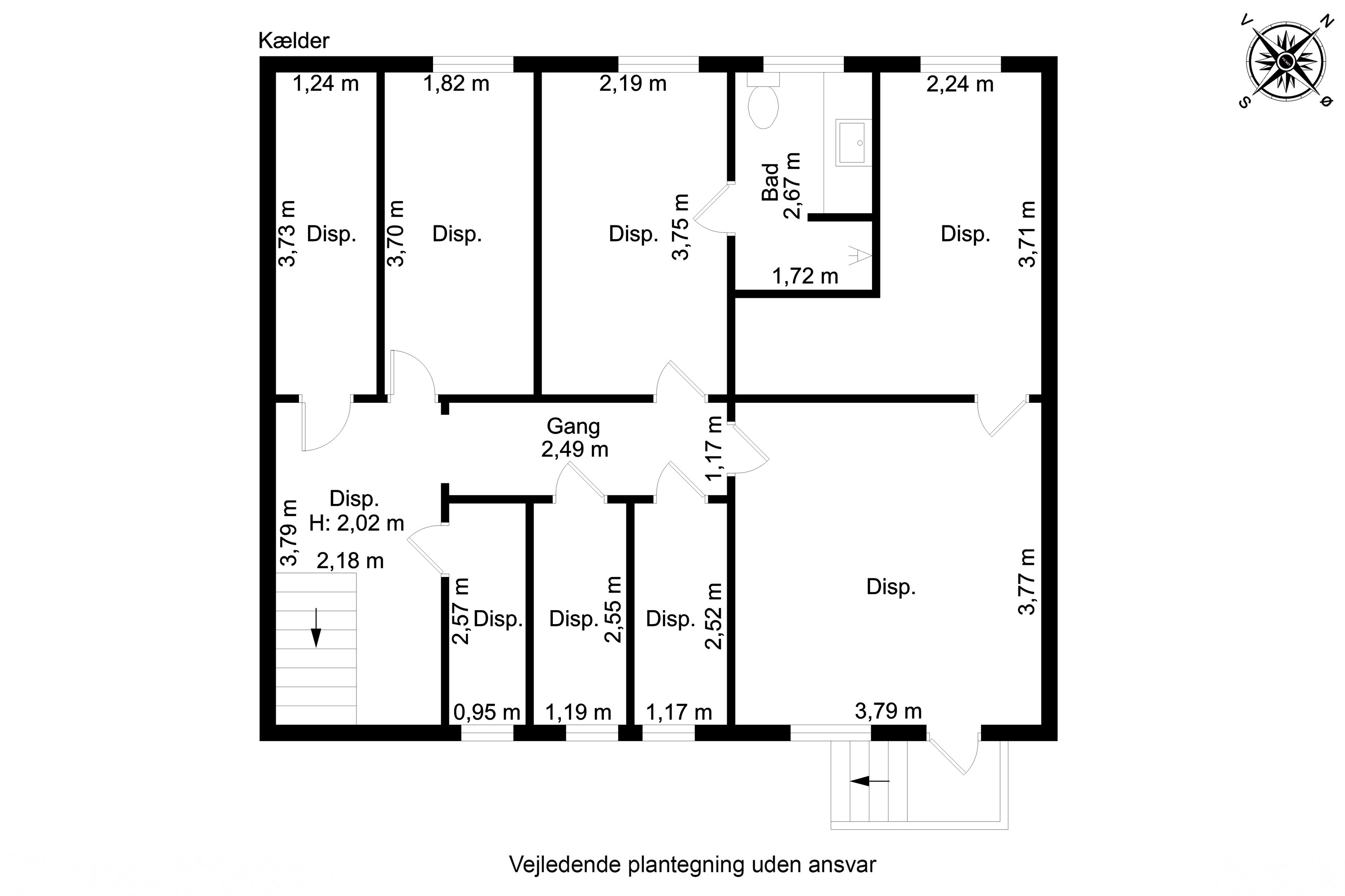 Plantegninger billede af Skolegade 14, 7600 Struer
