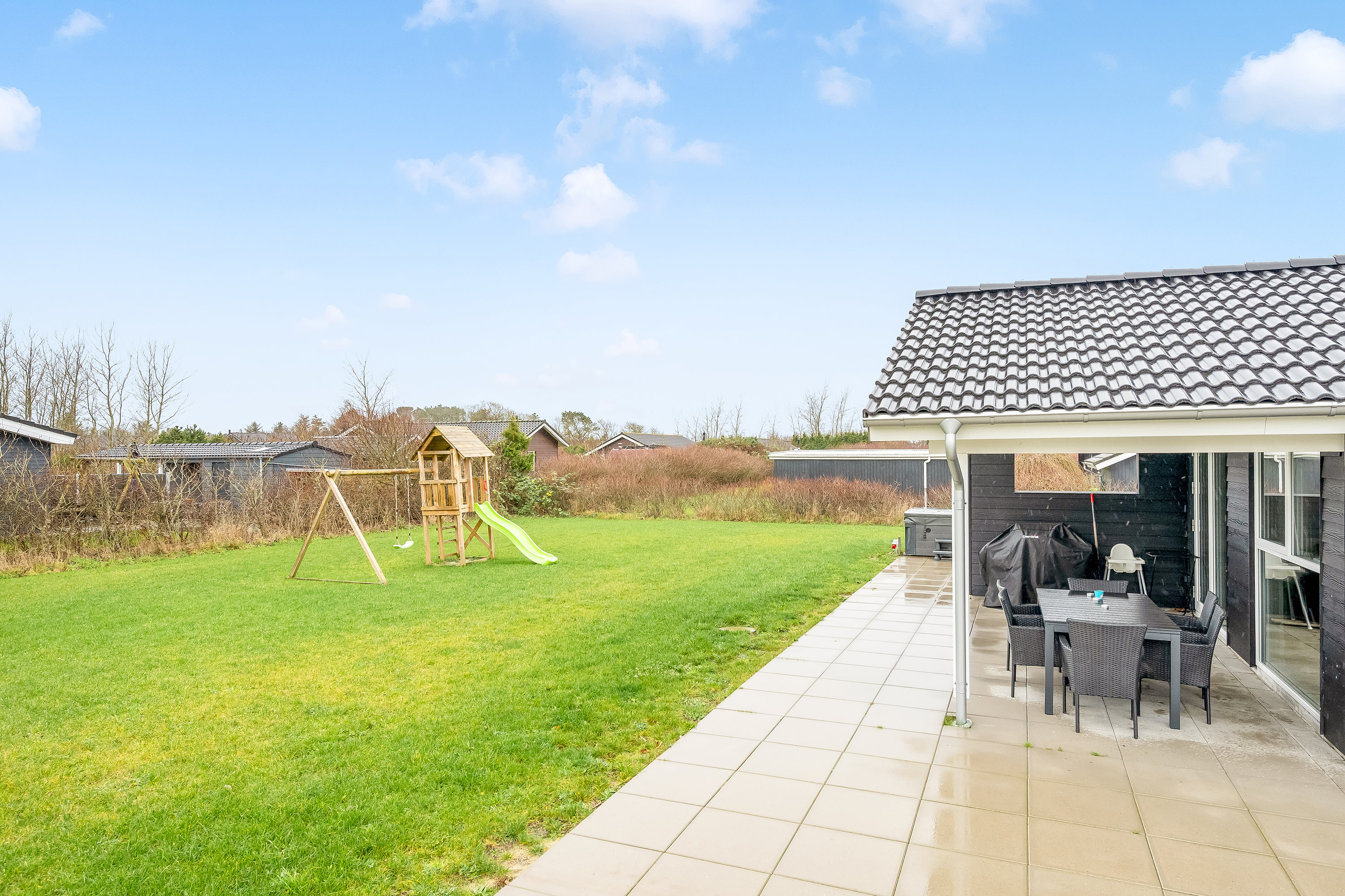 Fremhævet have billede i fuldskærmstilstand. Billede af Hindbærvej 3, Vostrup, 6880 Tarm