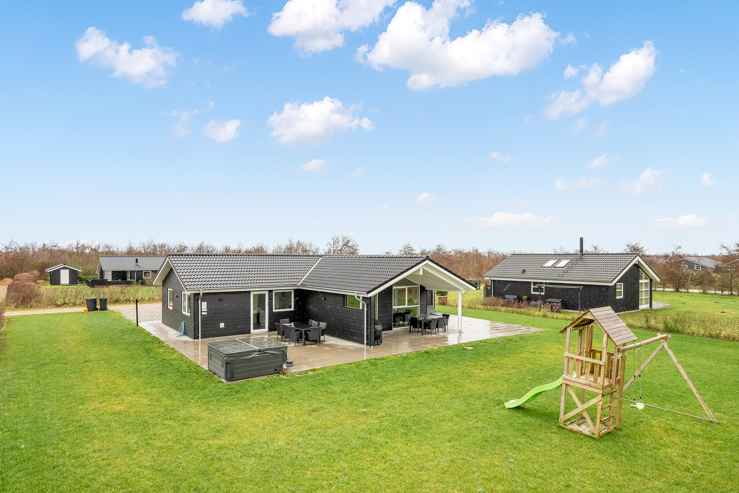 Fritidshus: Facade på Hindbærvej 3, Vostrup, 6880 Tarm