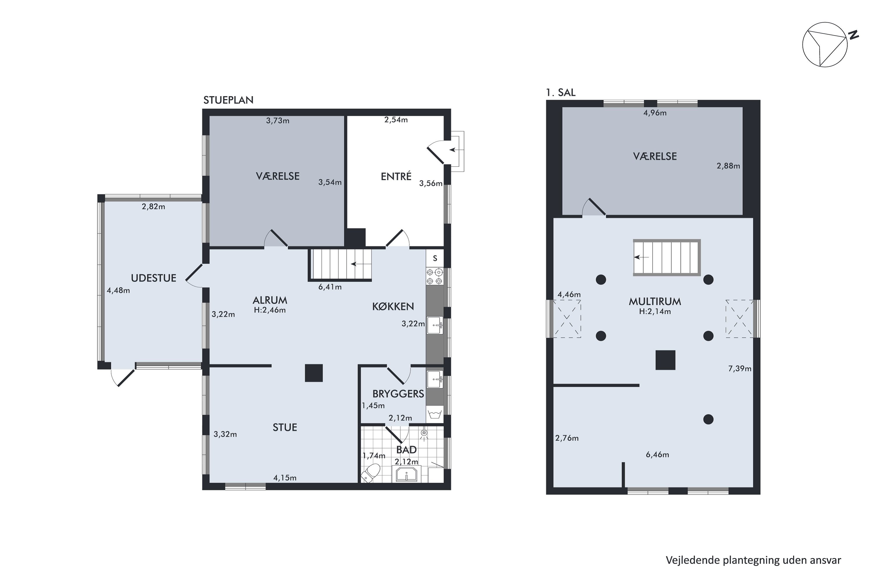 Plantegninger billede af Mosevej 5, 8950 Ørsted