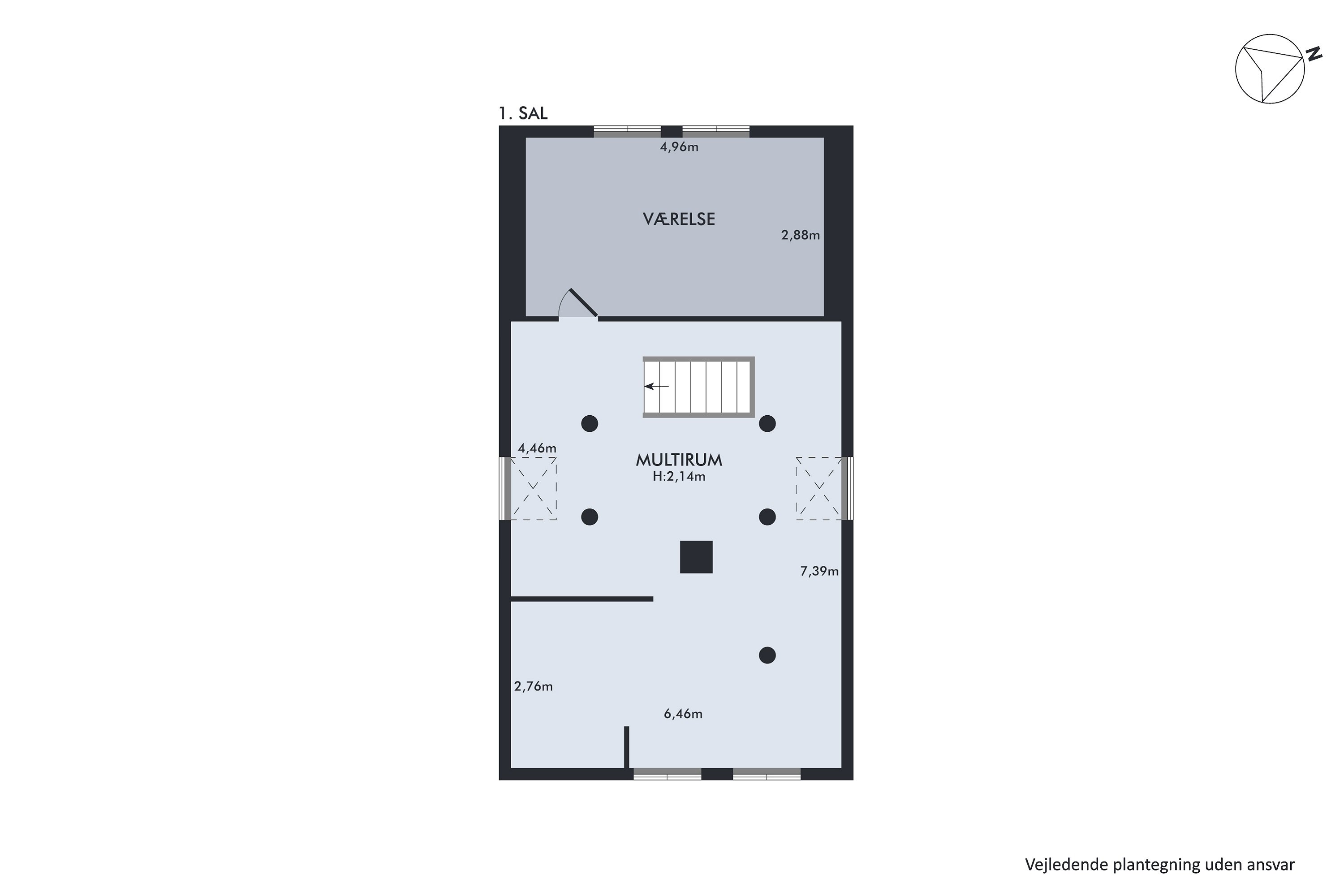 Plantegninger billede af Mosevej 5, 8950 Ørsted